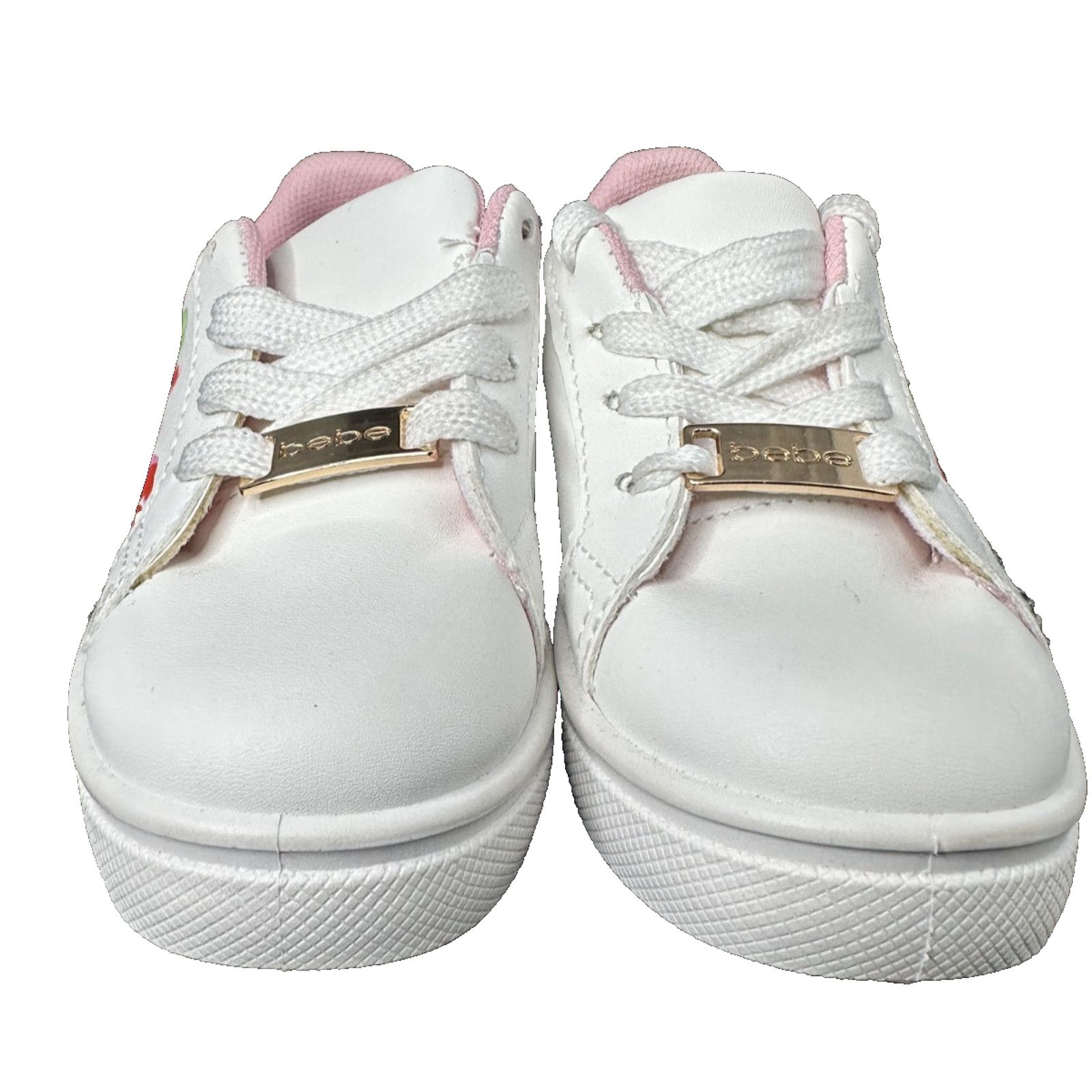 Bebe Bebe Brand Toddler Girls w/Flowers printed Sneakers Shoes Size US 7 / IT 37 - 4 Thumbnail