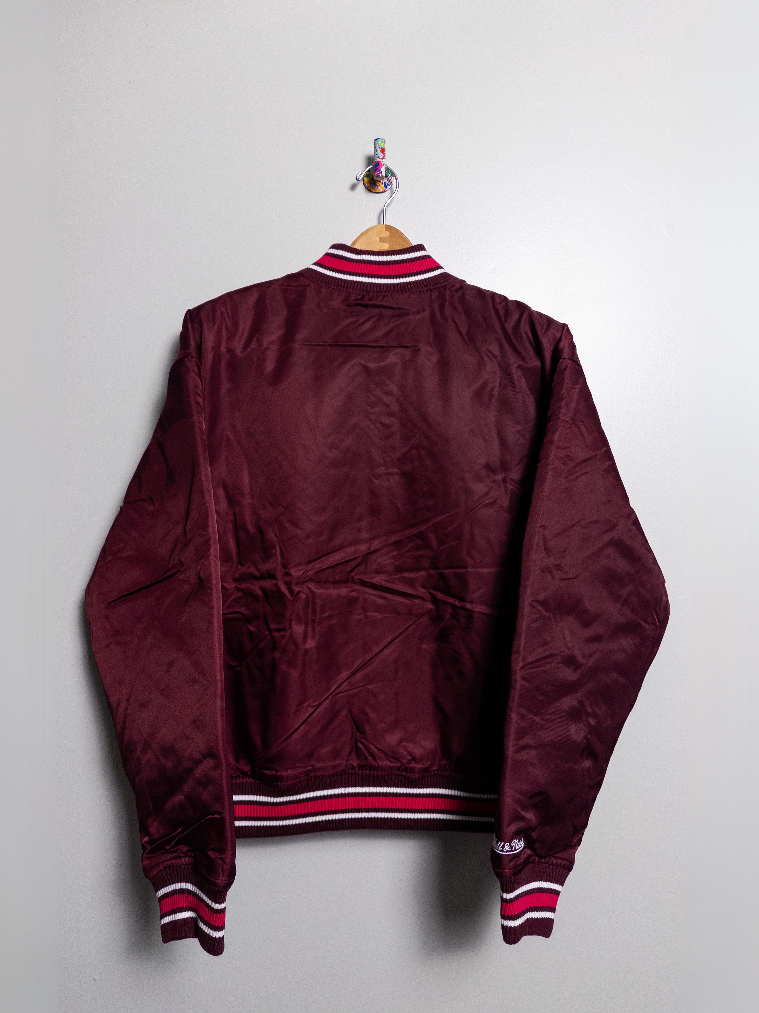 Mitchell & Ness × Supreme CAMO LOGO VARSITY JACKET Size US M / EU 48-50 / 2 - 2 Thumbnail