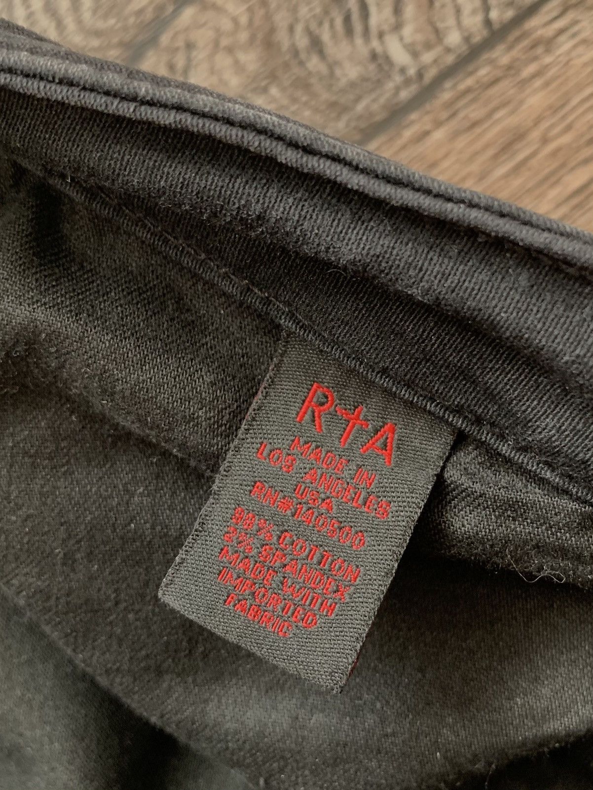Other Road To Awe R+A Avant Garde Black Skinny Jeans Made in USA Size US 32 / EU 48 - 10 Thumbnail