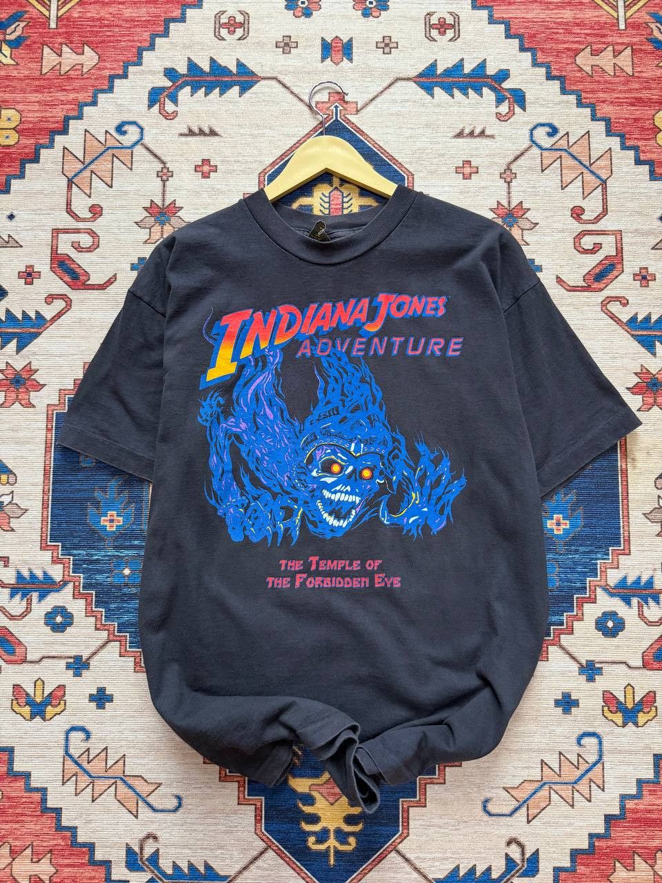 Disney VERY RARE Vintage 90s Disney Indiana Jones Adventure Shirt Size US XL / EU 56 / 4 - 1 Thumbnail