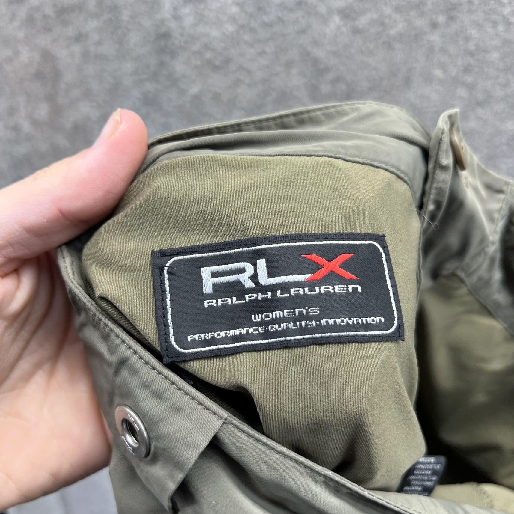 RLX Ralph Lauren RLX Ralph Lauren Skort Womens 10 Green Cargo Pocket Golf Performance Stretch Skort, Short, Athelic, Pockets, Woolen? Size ONE SIZE - 3 Thumbnail