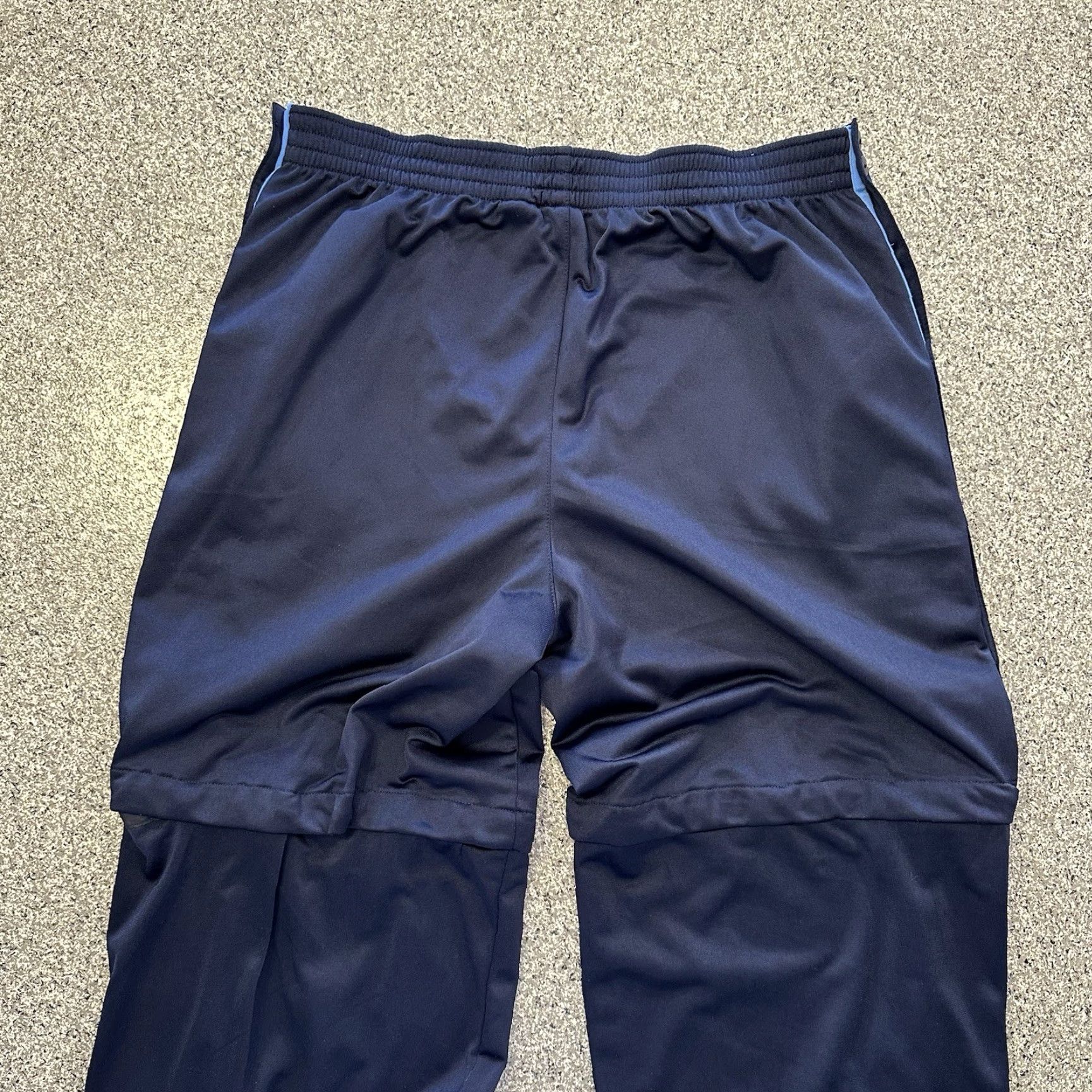 Starter Starter Track Pants Mens XL Navy Blue UNC 90s Y2K Vintage 2 in 1 Shorts Pants Size US 36 / EU 52 - 6 Thumbnail
