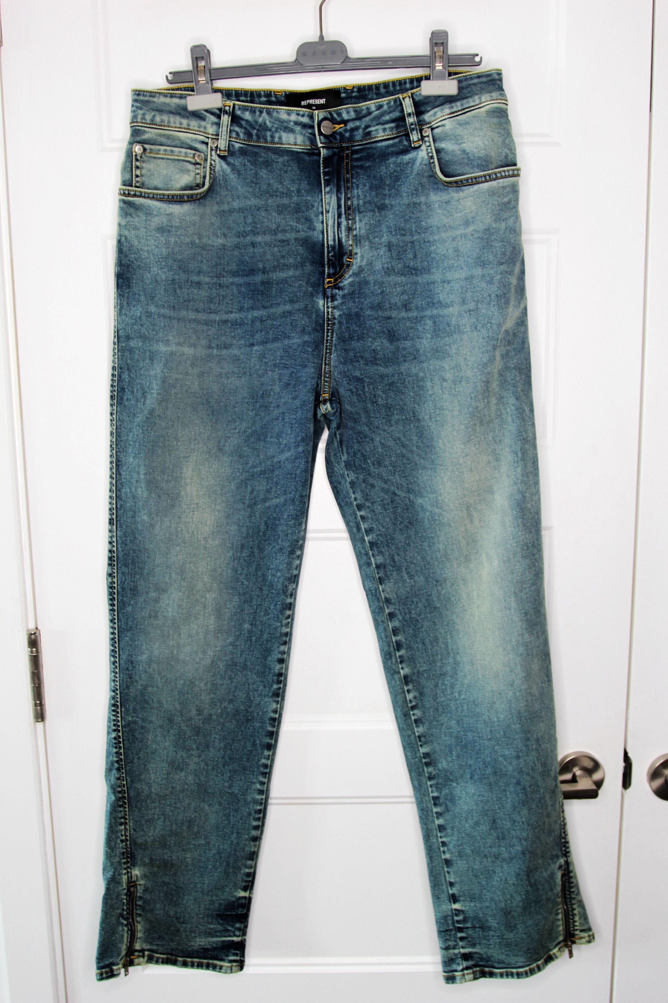Represent Clo. BNWT SS23 REPRESENT SPLIT DENIM 36 Size US 36 / EU 52 - 2 Thumbnail