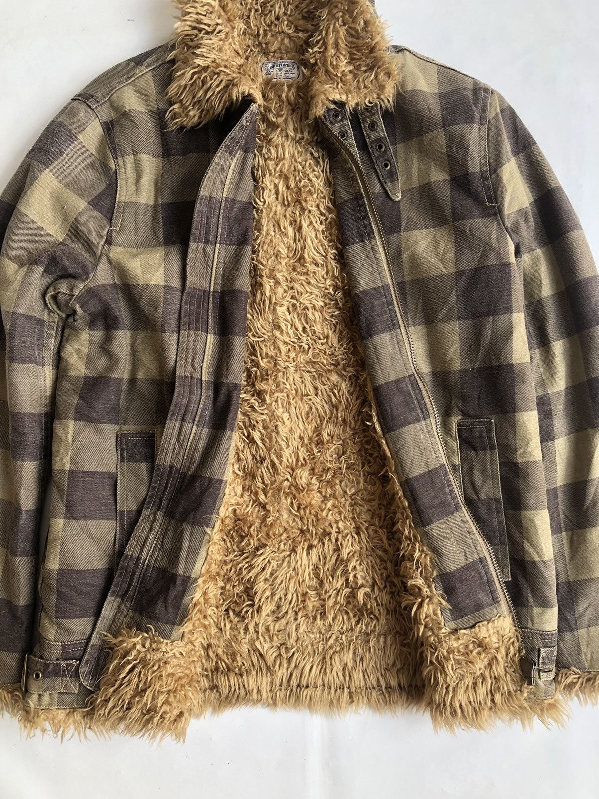 If Six Was Nine × Japanese Brand × Le Grande Bleu (L.G.B.) Japanese Brand Fur Zipper Jacket Ifsixwasnine LGB Style Size US L / EU 52-54 / 3 - 5 Thumbnail