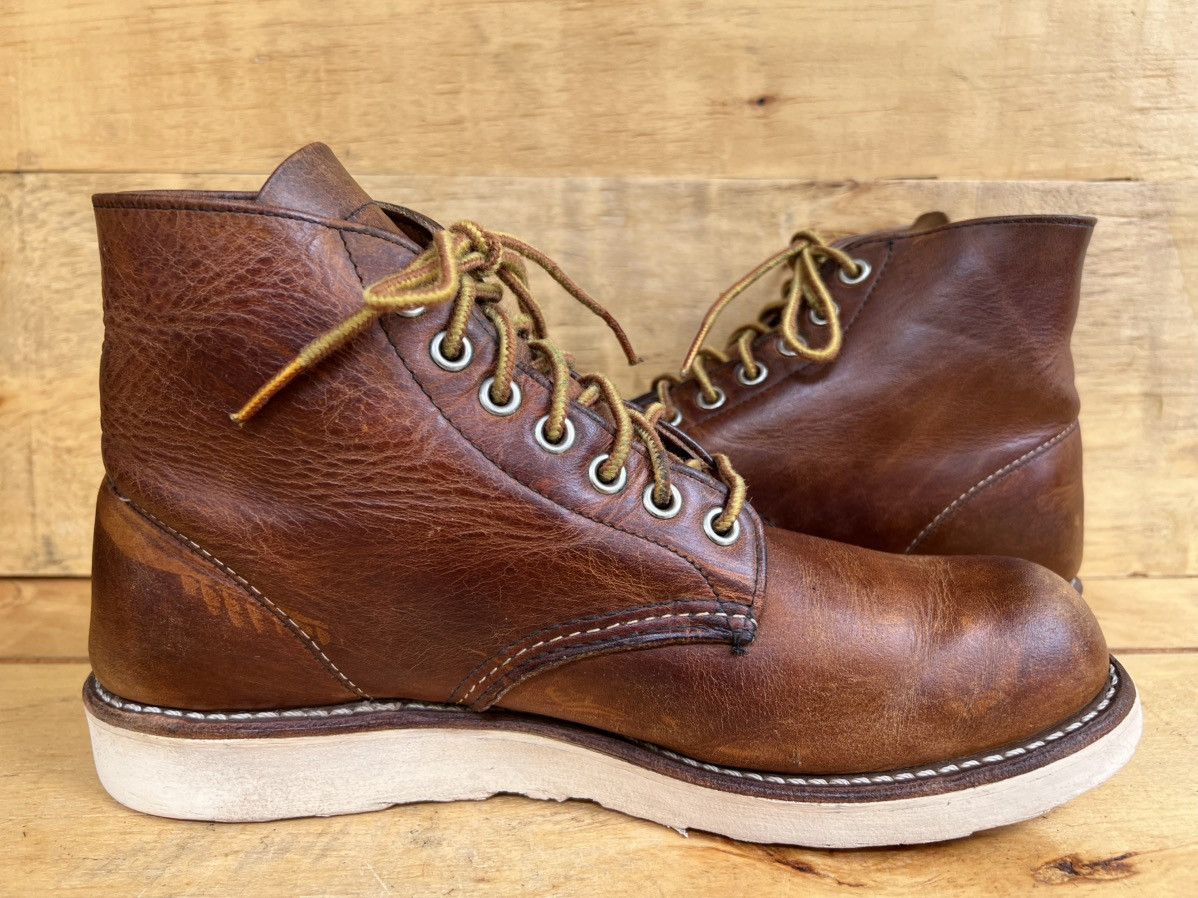 Red Wing Red Wing 9111 Classic Round Toe Brown Leather Boots Size US 7 / EU 40 - 10 Thumbnail