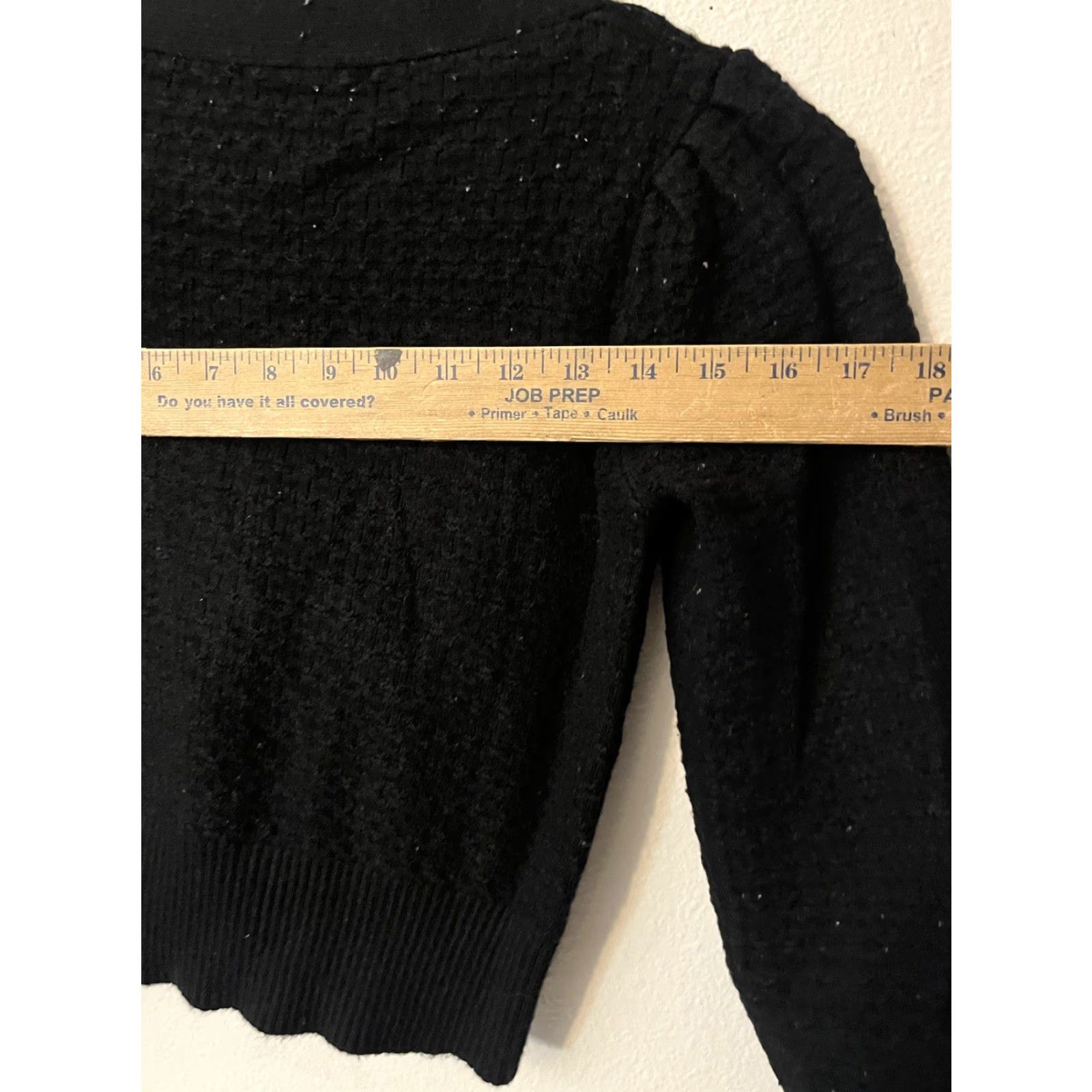 Vintage Truth By Republic Sweater Puff Sleeve Black Women’s Size XS Size XS / US 0-2 / IT 36-38 - 5 Thumbnail
