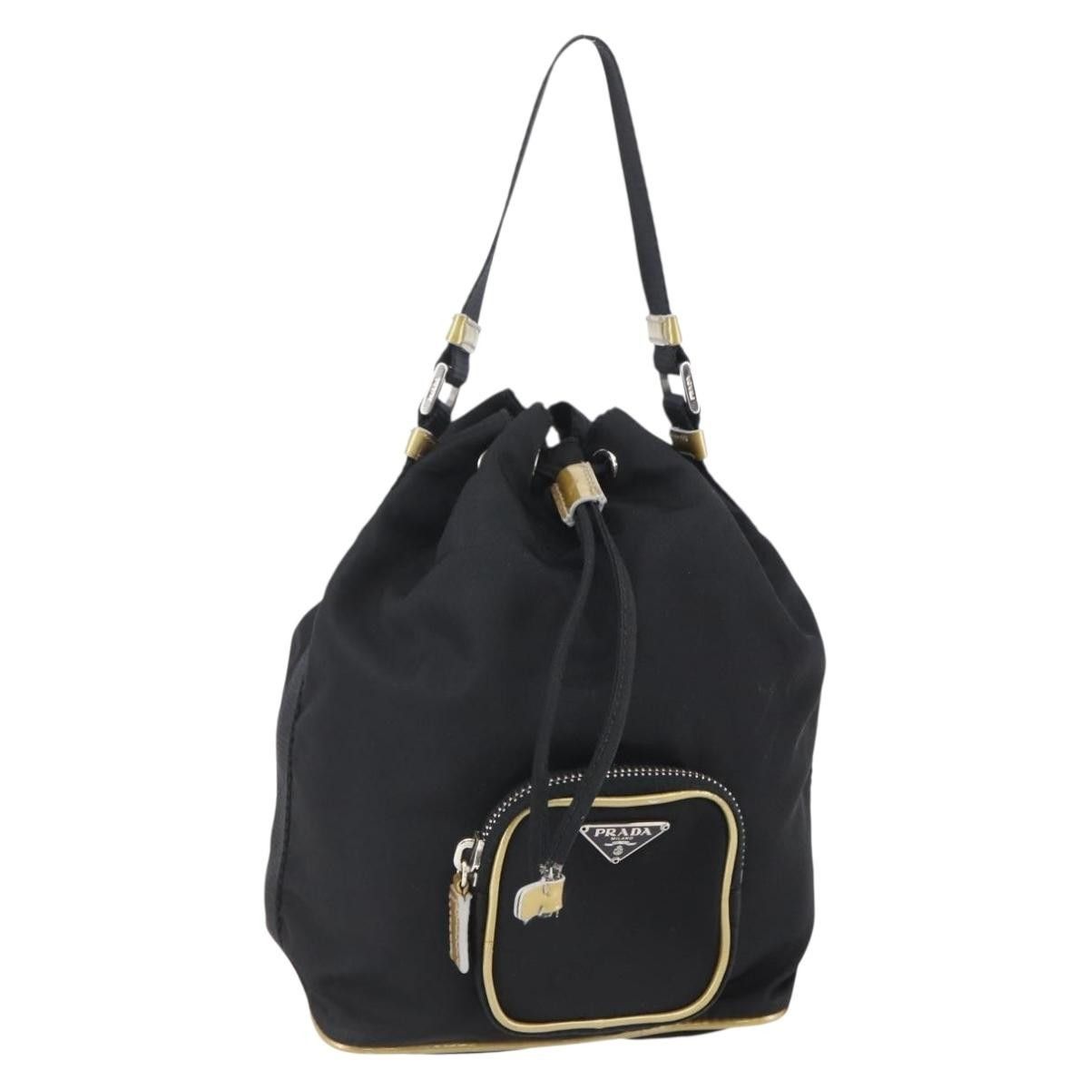 Prada Prada Duet Drawstring Bucket Bag Tessuto Size ONE SIZE - 1 Thumbnail