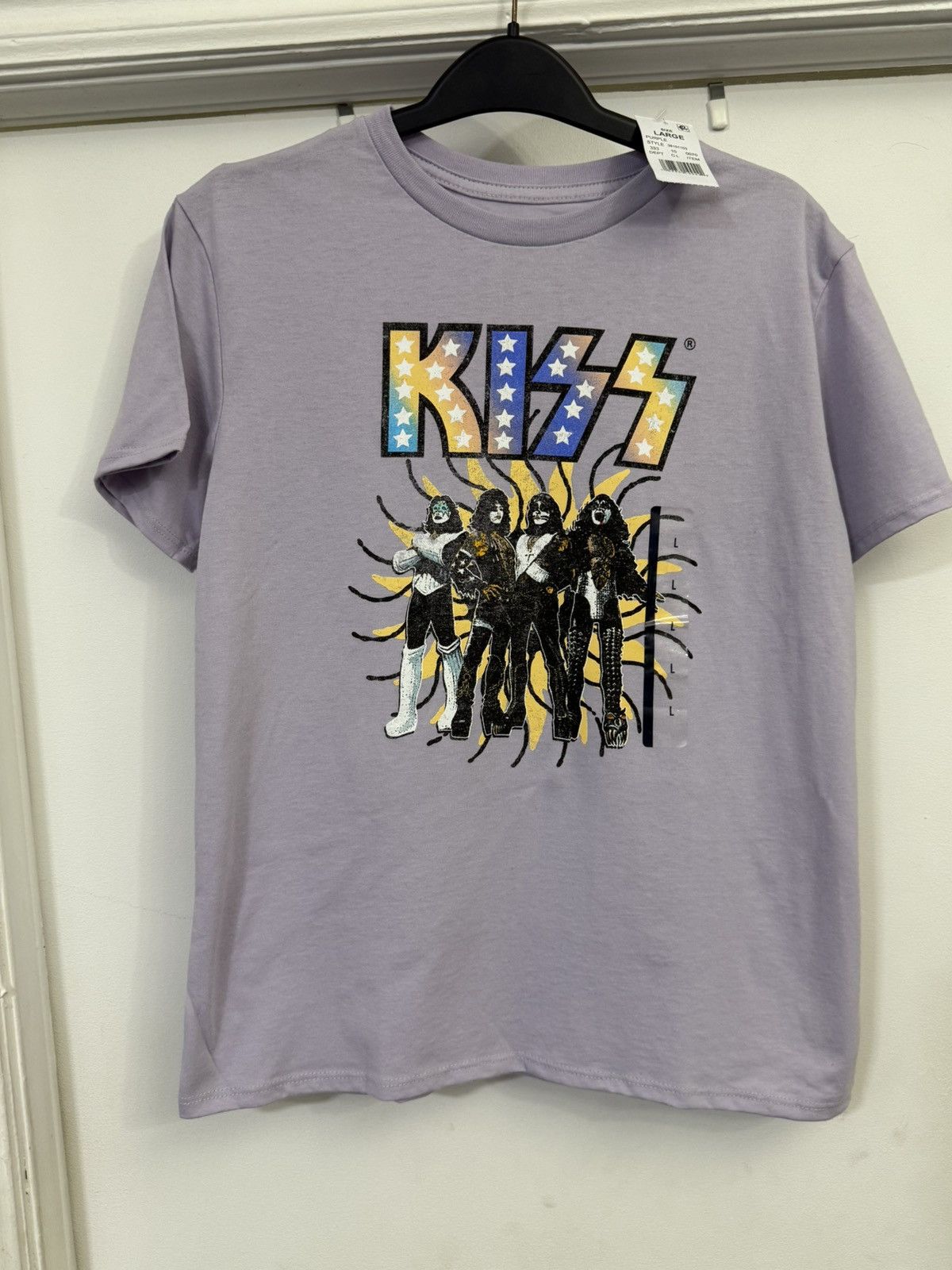 KISS NWT‼ KISS Size Large Short Sleeve Graphic Band T-Shirt Size L / US 10 / IT 46 - 1 Thumbnail