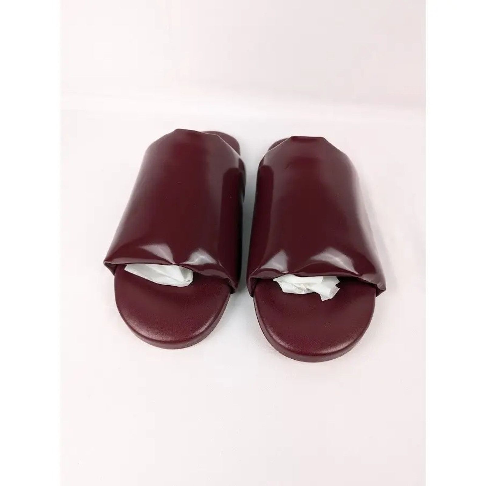 Bottega Veneta o1rshd1 Q:2 / Latex Sandal Leather in Merlot Size US 11 / EU 44 - 12 Thumbnail