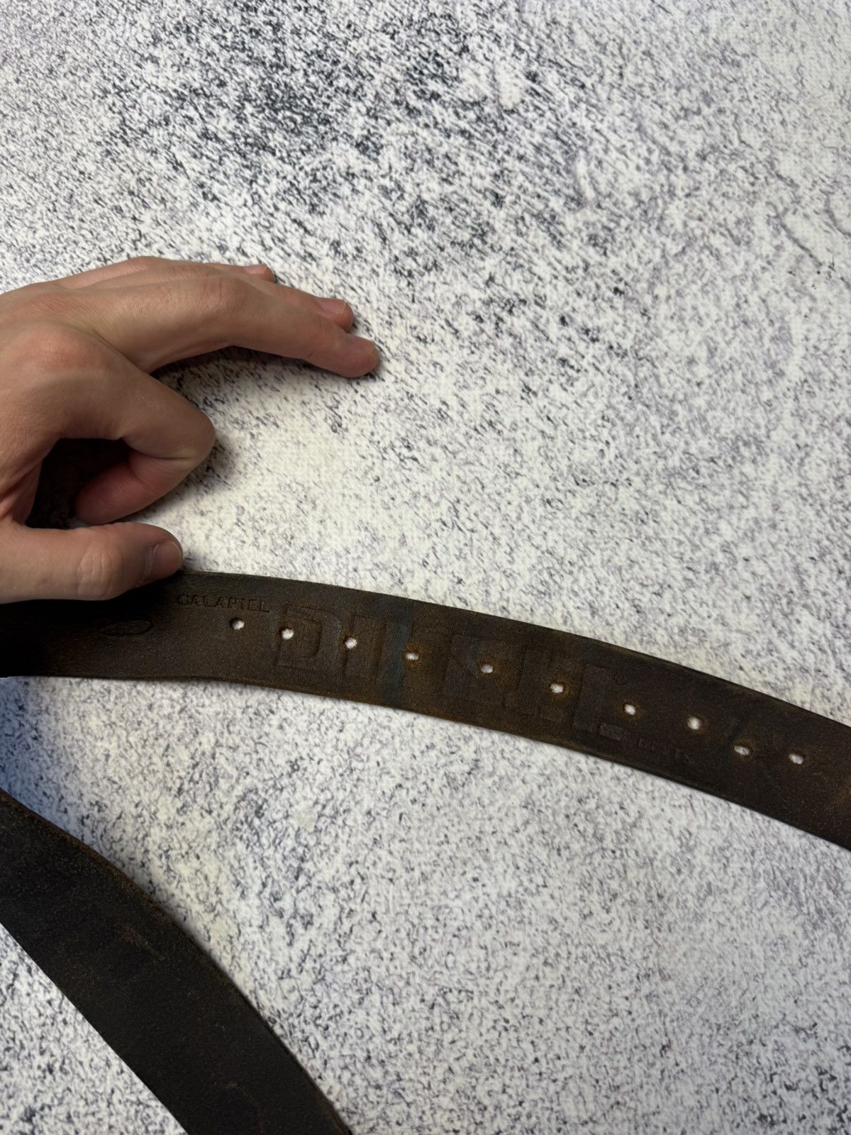 Diesel Vintage Diesel Belts Leather Japanese Brand Y2K streetwear Size ONE SIZE - 12 Thumbnail