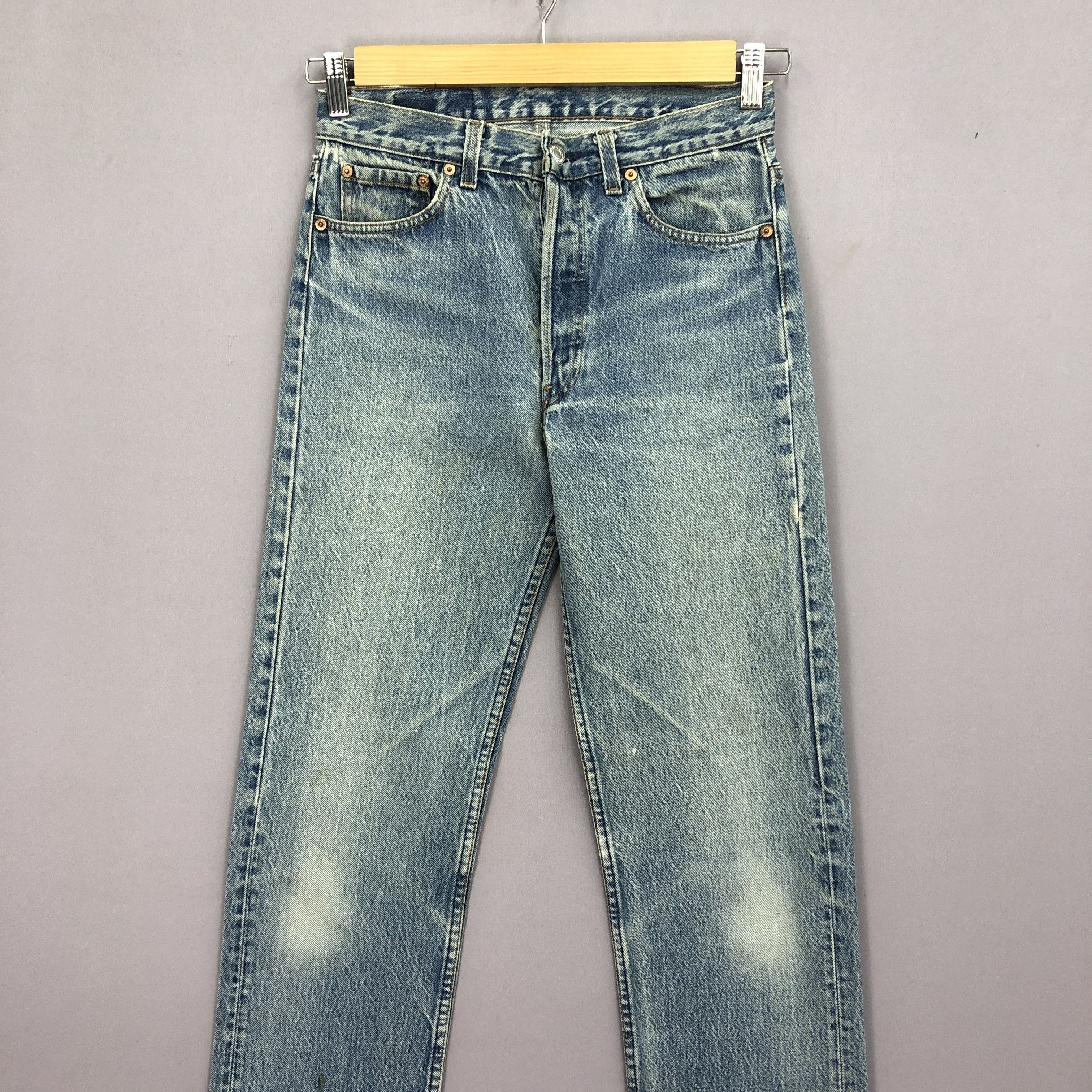 Levi's Vintage 90s Levis 501 Faded Jeans Levi's Stonewash Denim Size 28" / US 6 / IT 42 - 3 Thumbnail