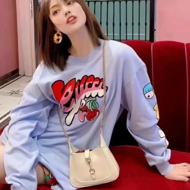 Gucci Gucci FW24 Cartoon Logo Letter Pattern Embroidery Round Nec Size US XS / EU 42 / 0 - 9 Thumbnail