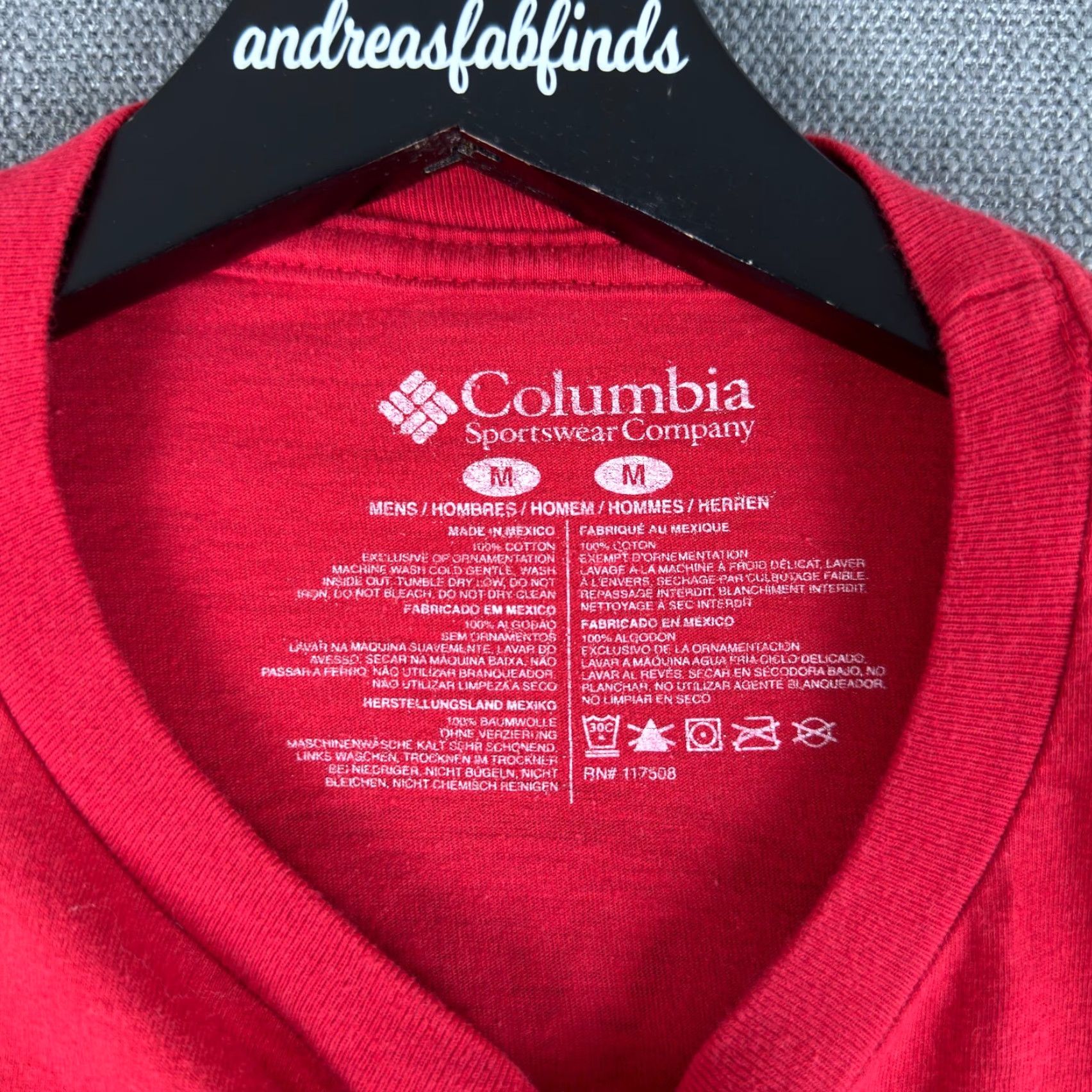 Vintage Columbia Shirt Mens M Red Not All Who Wander Are Lost Hiking Outdoor Mountain T-Shirt Casual Logo, Outdoor, All Seasons Mens Size US M / EU 48-50 / 2 - 3 Thumbnail