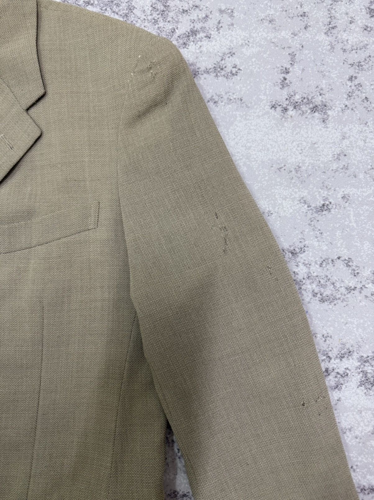 Kenzo VINTAGE 90s KENZO HOMME LINEN BLAZER Size 40S - 5 Thumbnail