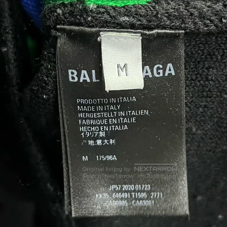 Balenciaga Balenciaga Black Logo Letter Embroidered Crewneck Long-sle Size US M / EU 48-50 / 2 - 3 Thumbnail