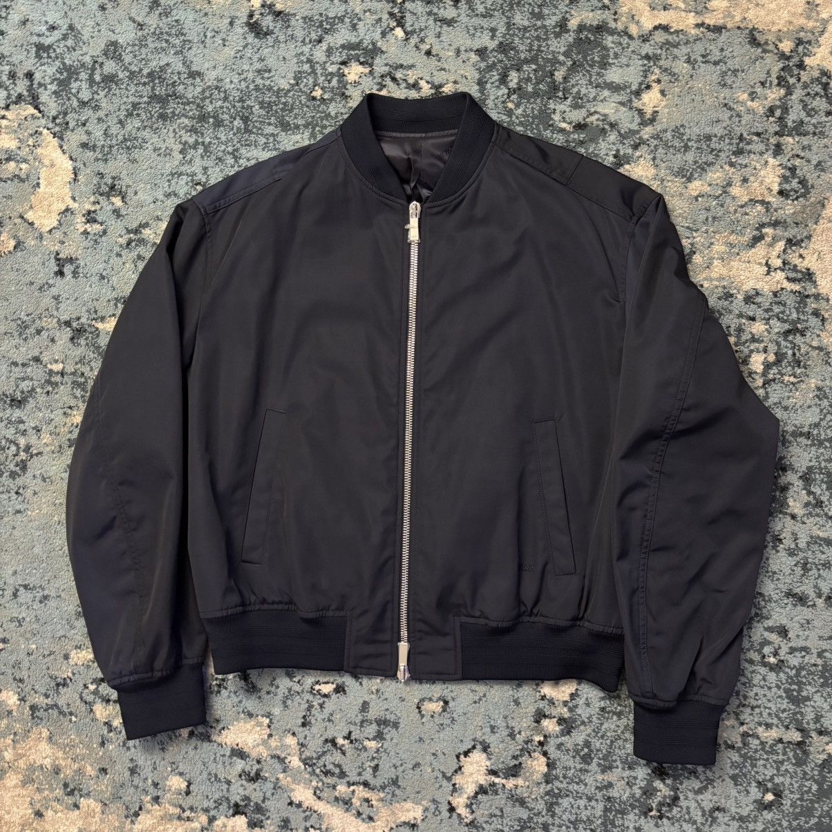 Dior Christian Dior Couture Navy Bomber Jacket Size 54 (M US) Size US M / EU 48-50 / 2 - 2 Thumbnail