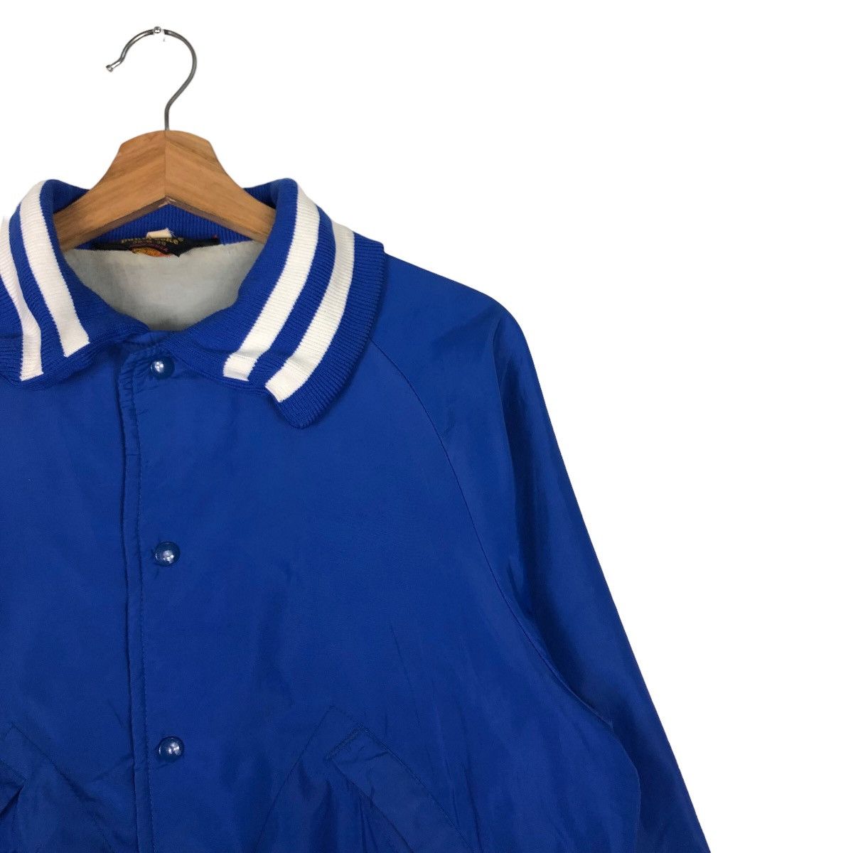 Japanese Brand 🔥Vintage Bomber Jacket Satin Dunbrooke USA Big Logo Size US S / EU 44-46 / 1 - 7 Thumbnail