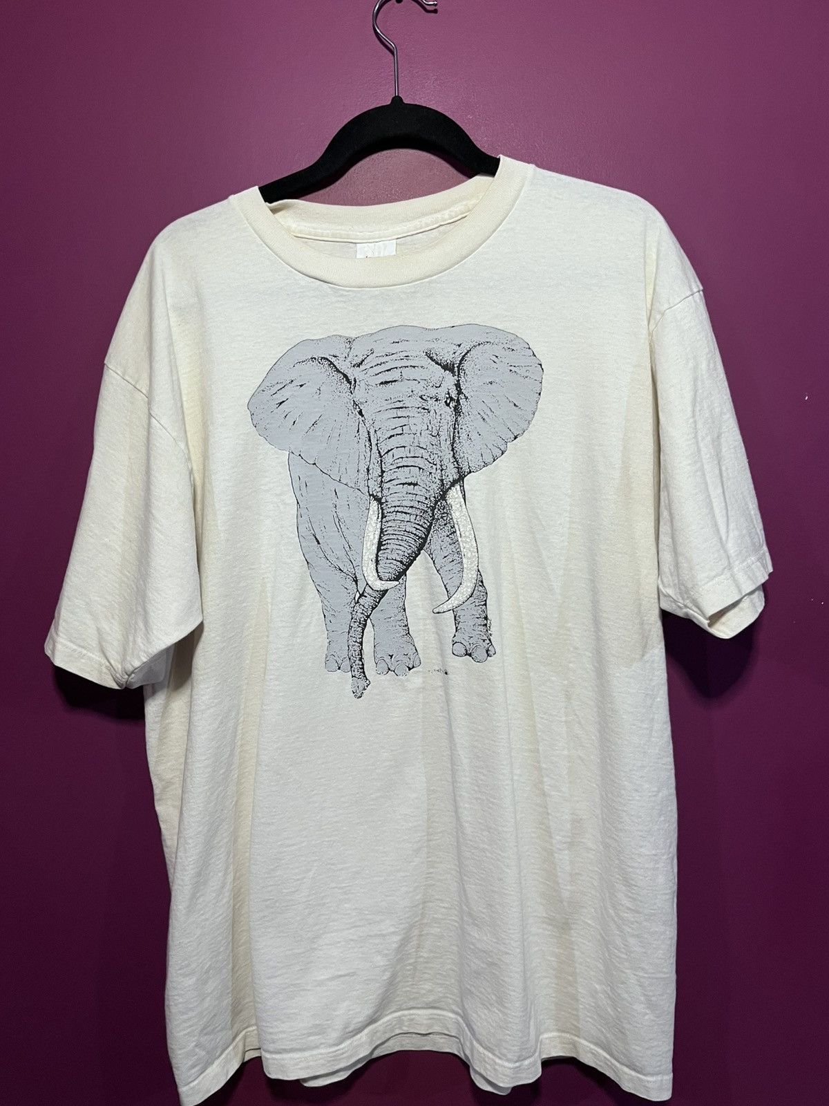 Vintage Elephant graphic tee Size US XL / EU 56 / 4 - 1 Thumbnail