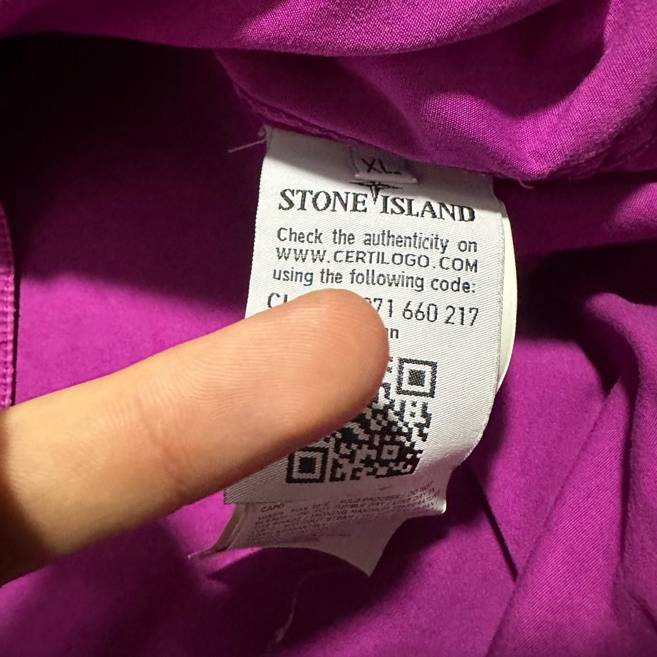 Stone Island Stone Island Zip Up Double Pocket Overshirt Size US XL / EU 56 / 4 - 4 Thumbnail
