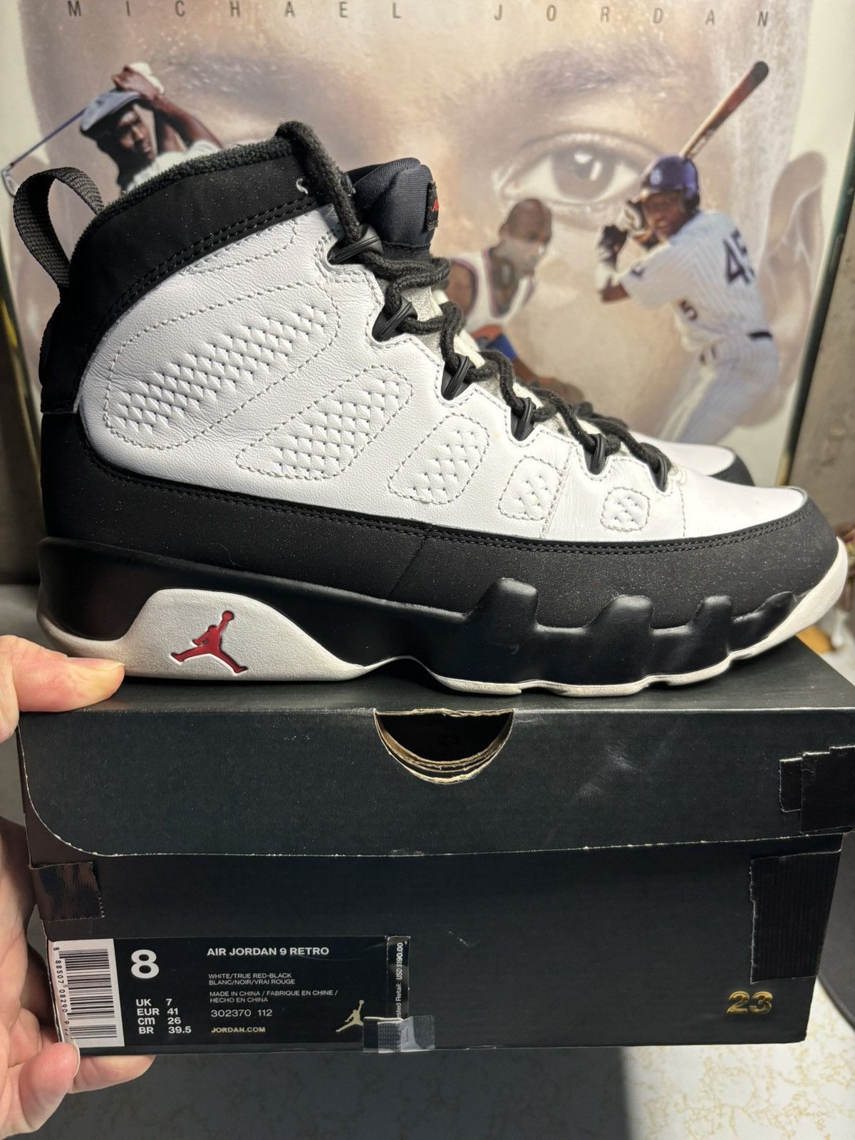 Jordan Brand Air Jordan 9 Retro OG 2016 Space Jam 2016 Size US 8 / EU 41 - 1 Thumbnail