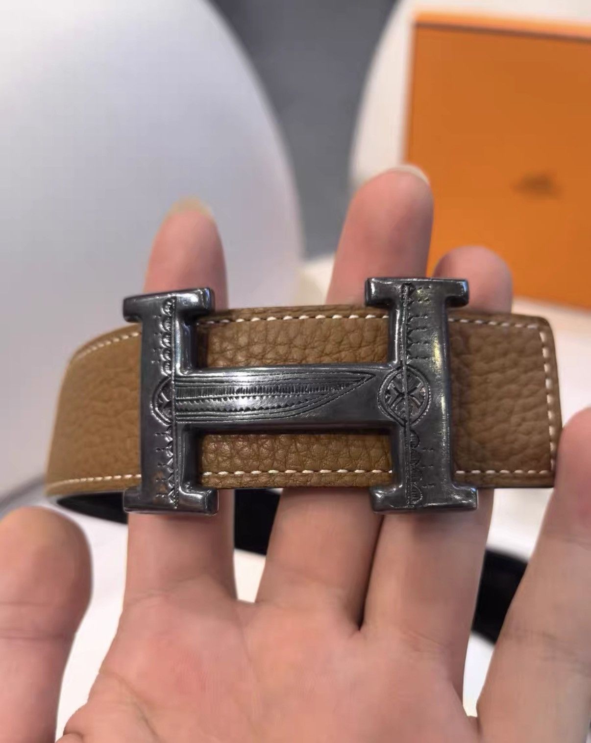 Hermes Hermès vintage limited-edition belt J38 Size ONE SIZE - 8 Thumbnail