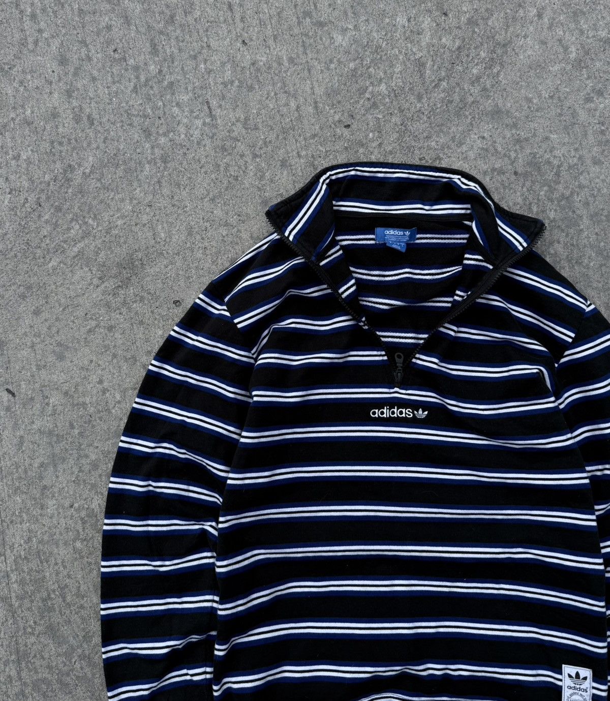 Adidas × Vintage Vintage Adidas Y2K avantgarde streetwear sweater Size US S / EU 44-46 / 1 - 6 Thumbnail