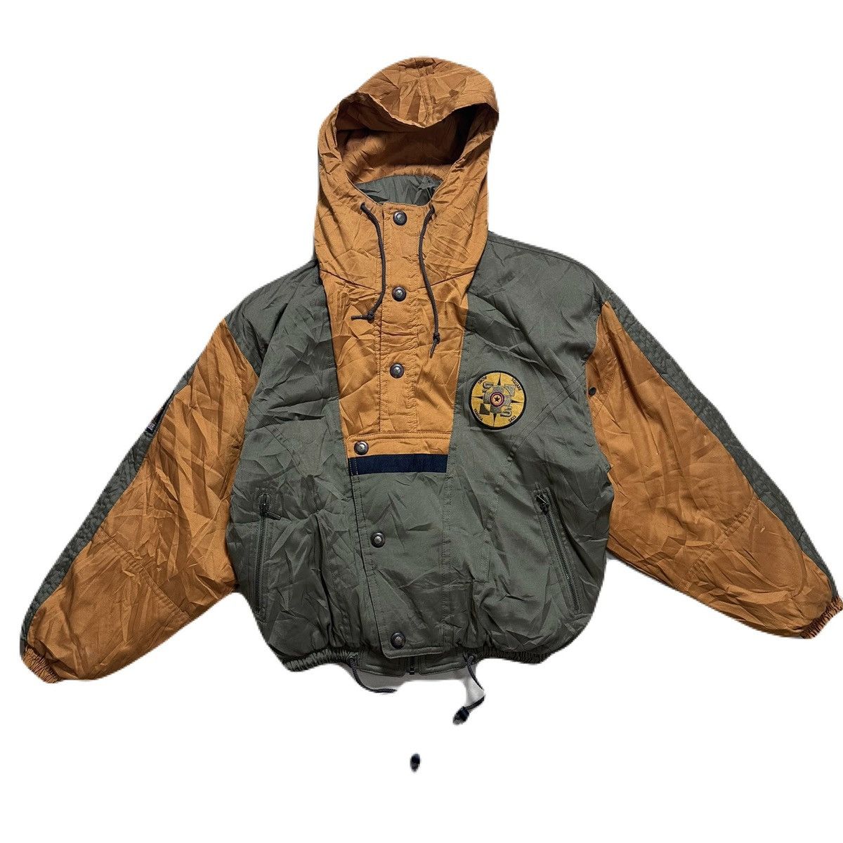 Yamaha Vintage YAMAHA SNOW SQUARE SKIS Bomber Hooded Jacket Size US M / EU 48-50 / 2 - 3 Thumbnail