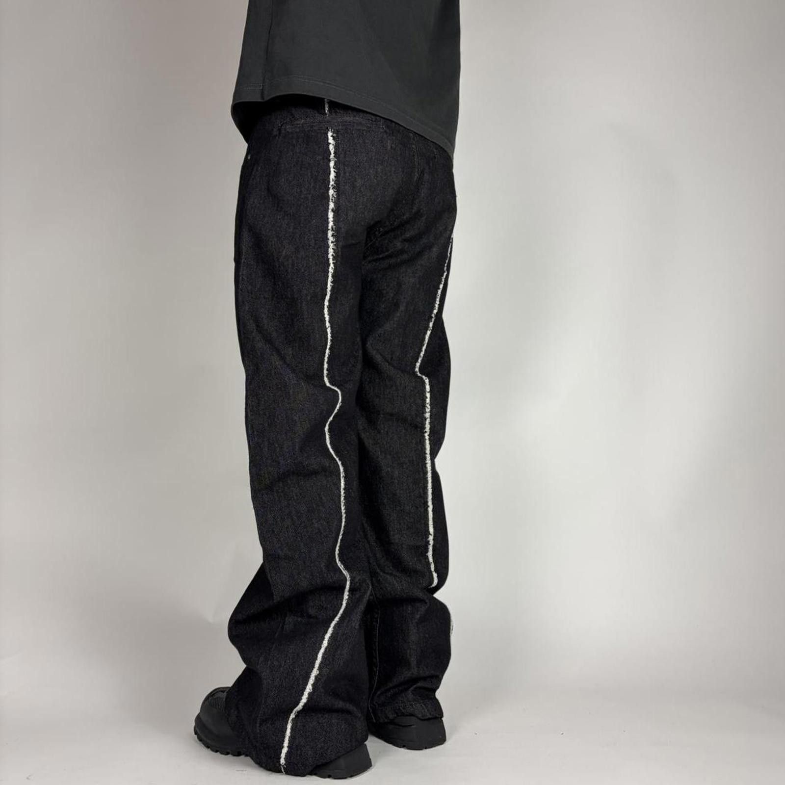 Other Peoples Fortune Leo Wide Leg Raw Ecru Denim | Grailed