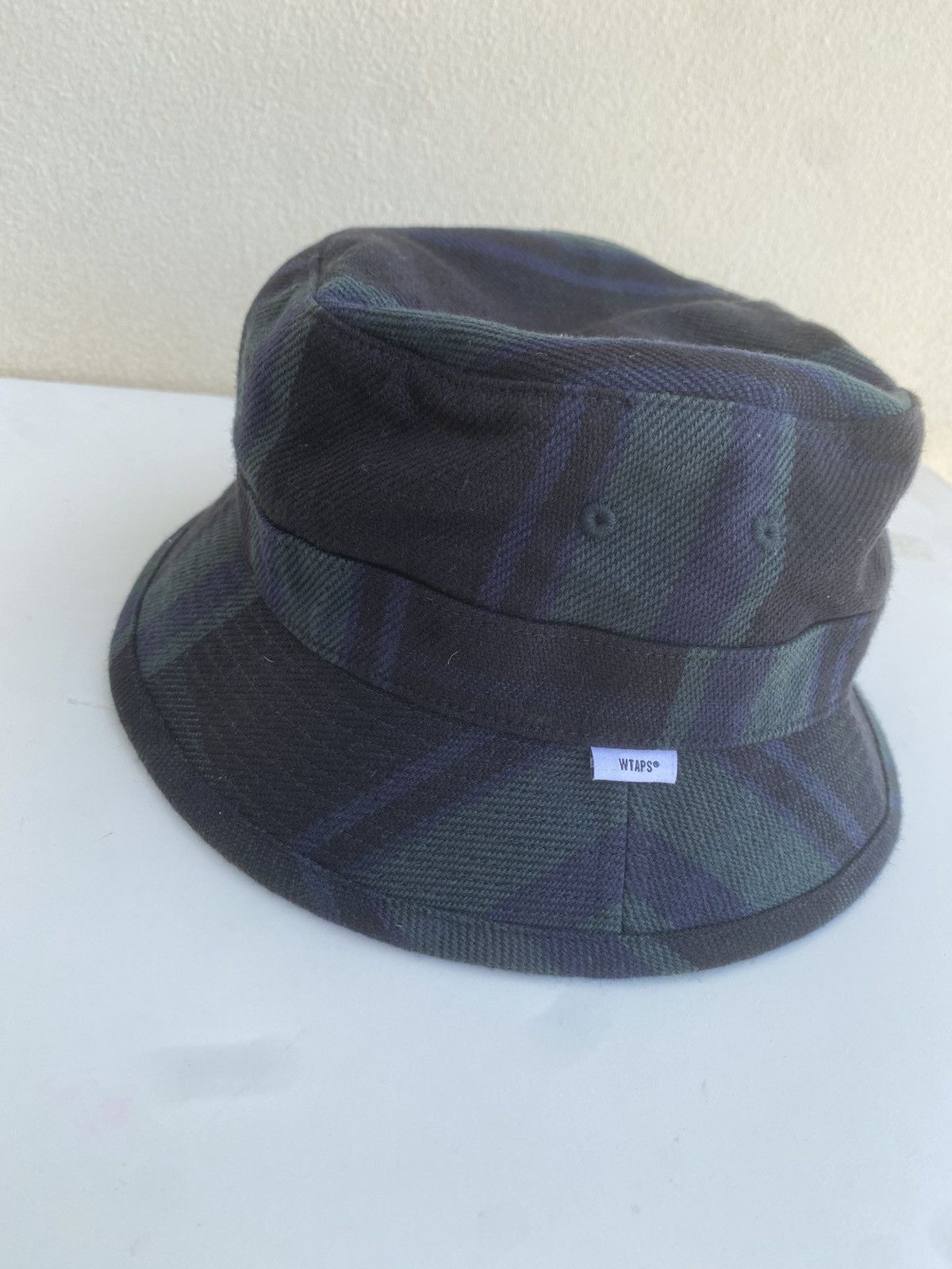 Wtaps Rare WTAPS Checkered Design Cotton Bucket Hat Size ONE SIZE - 4 Thumbnail