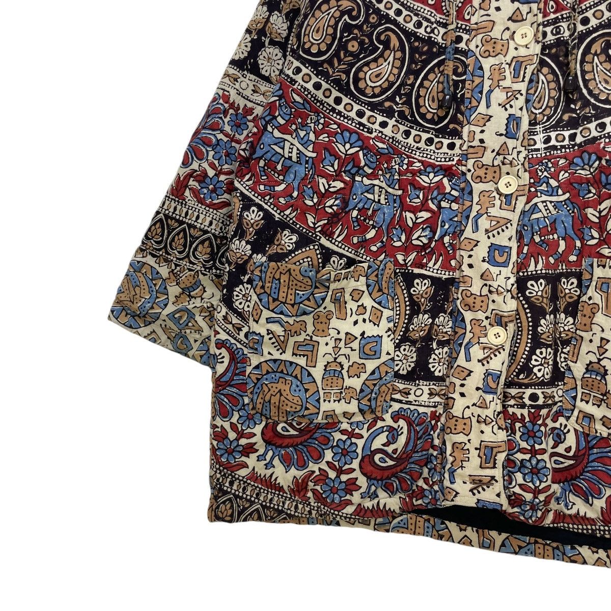 Japanese Brand Japanese Brand Art Over Print Detachable Hooded Jacket Size M / US 6-8 / IT 42-44 - 4 Thumbnail