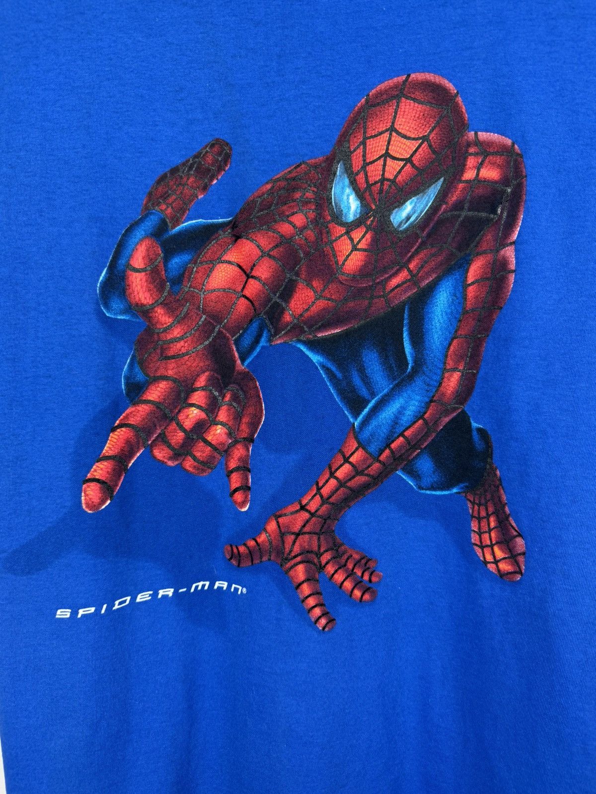 Vintage Vintage movie t shirt Spider Man USA original casual item Size US XL / EU 56 / 4 - 2 Thumbnail