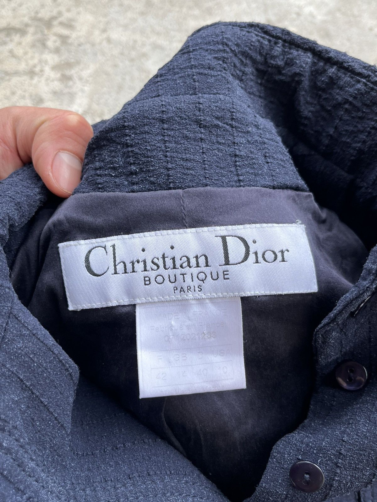 Dior × John Galliano S/S 2000 Christian Dior by John Galliano Blazer Jacket Size M / US 6-8 / IT 42-44 - 3 Thumbnail
