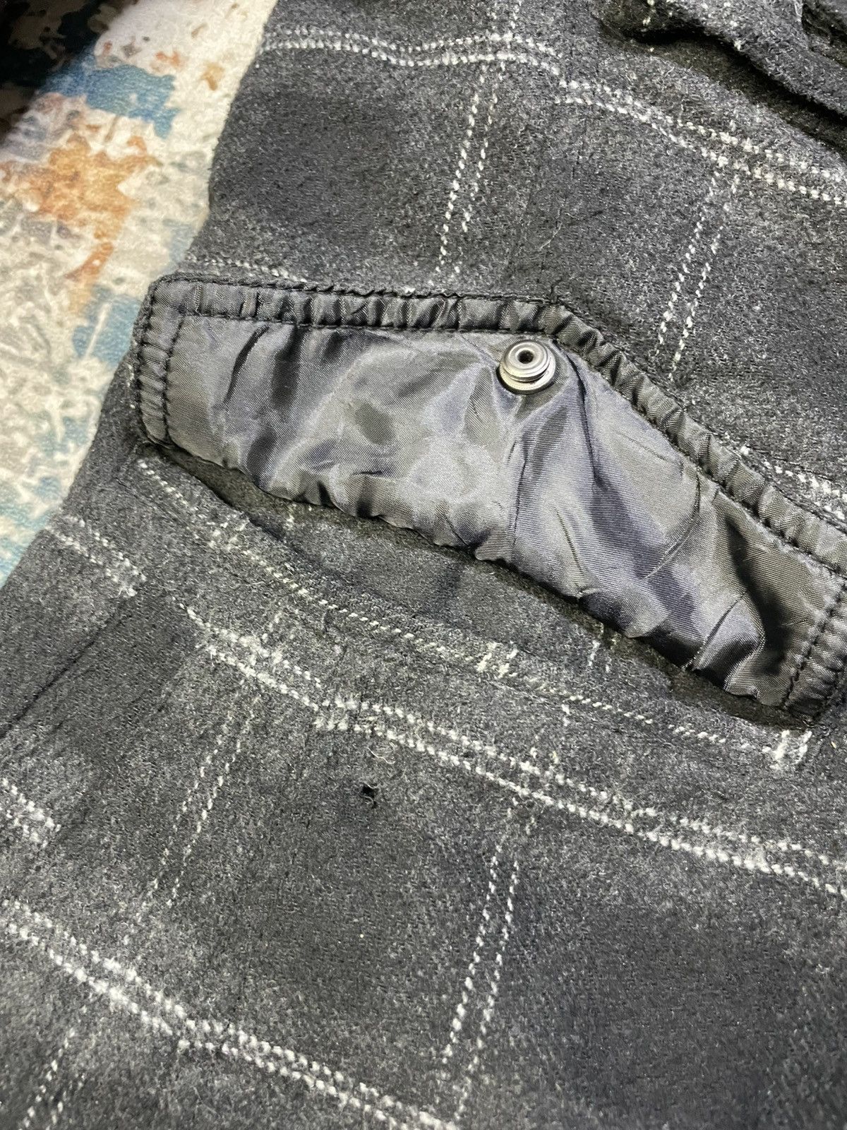 In The Attic In The Attic Rockers Garment Plaid Wool Blend Jacket Size US M / EU 48-50 / 2 - 13 Thumbnail