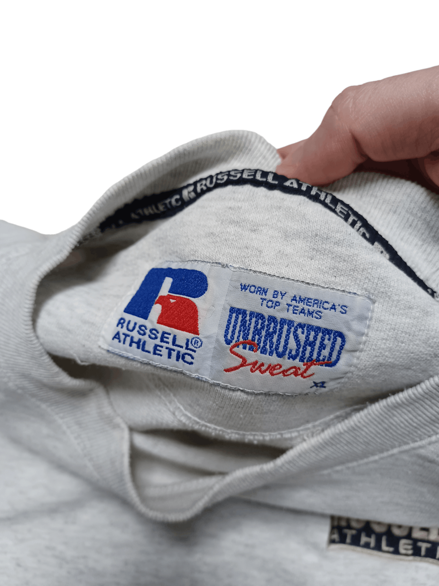 Russell Athletic RUSSELL ATHLETIC 90S VINTAGE EMBROIDERED LOGO SWEATSHIRT Size US XL / EU 56 / 4 - 4 Thumbnail