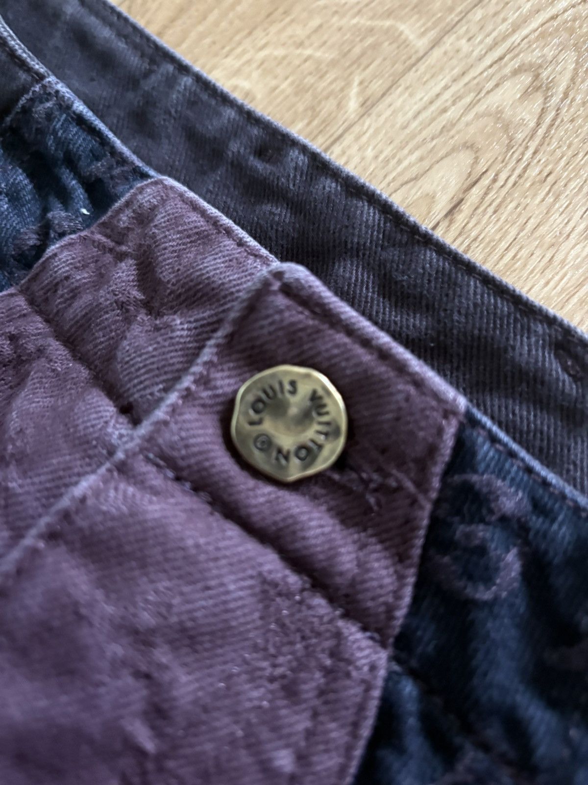 Louis Vuitton Louis Vuitton Monogram Flower Cotton Denim Pants Size US 31 - 4 Thumbnail