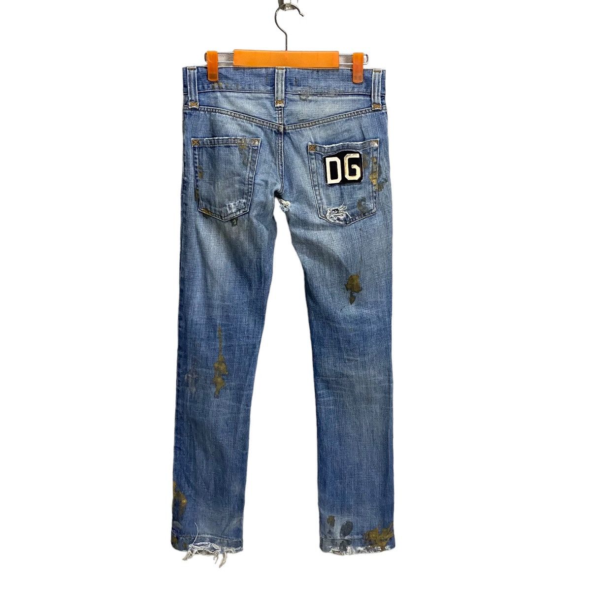 Dolce & Gabbana Dolce & Gabbana paint distressed denim Size US 31 - 5 Thumbnail