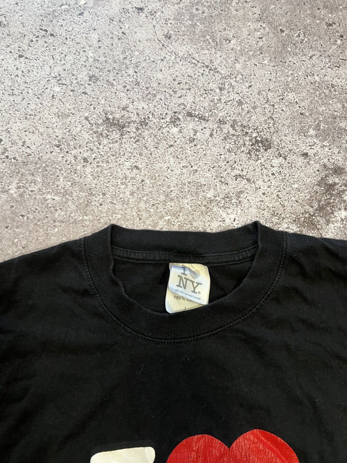Vintage Vintage 90s Distressed I Love New York T-Shirt Size US L / EU 52-54 / 3 - 3 Thumbnail