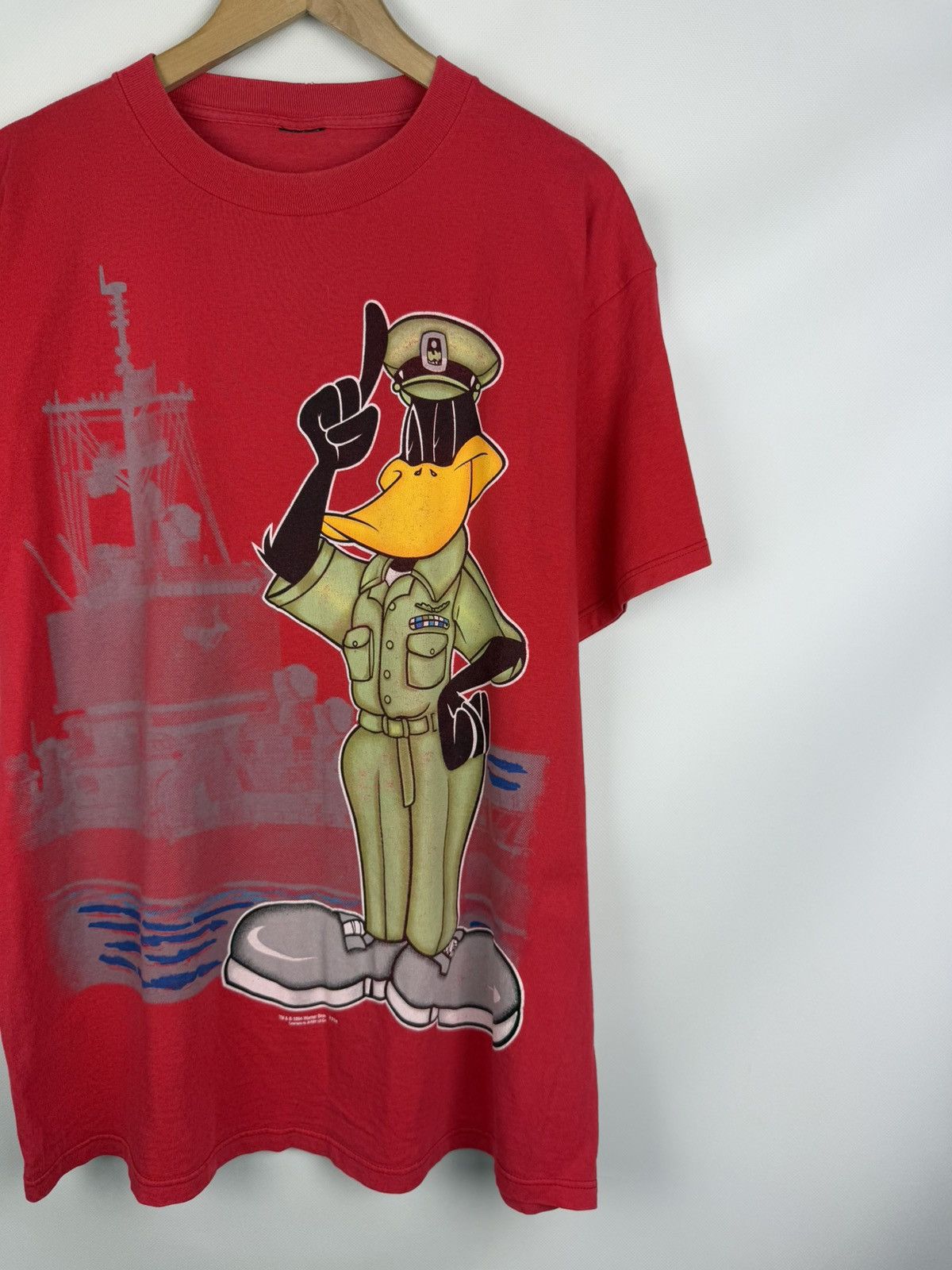 Vintage × Warner Bros Warner Brothers Looney Tunes Vintage 1994 Daffy Duck T Shirt Size US XL / EU 56 / 4 - 3 Thumbnail