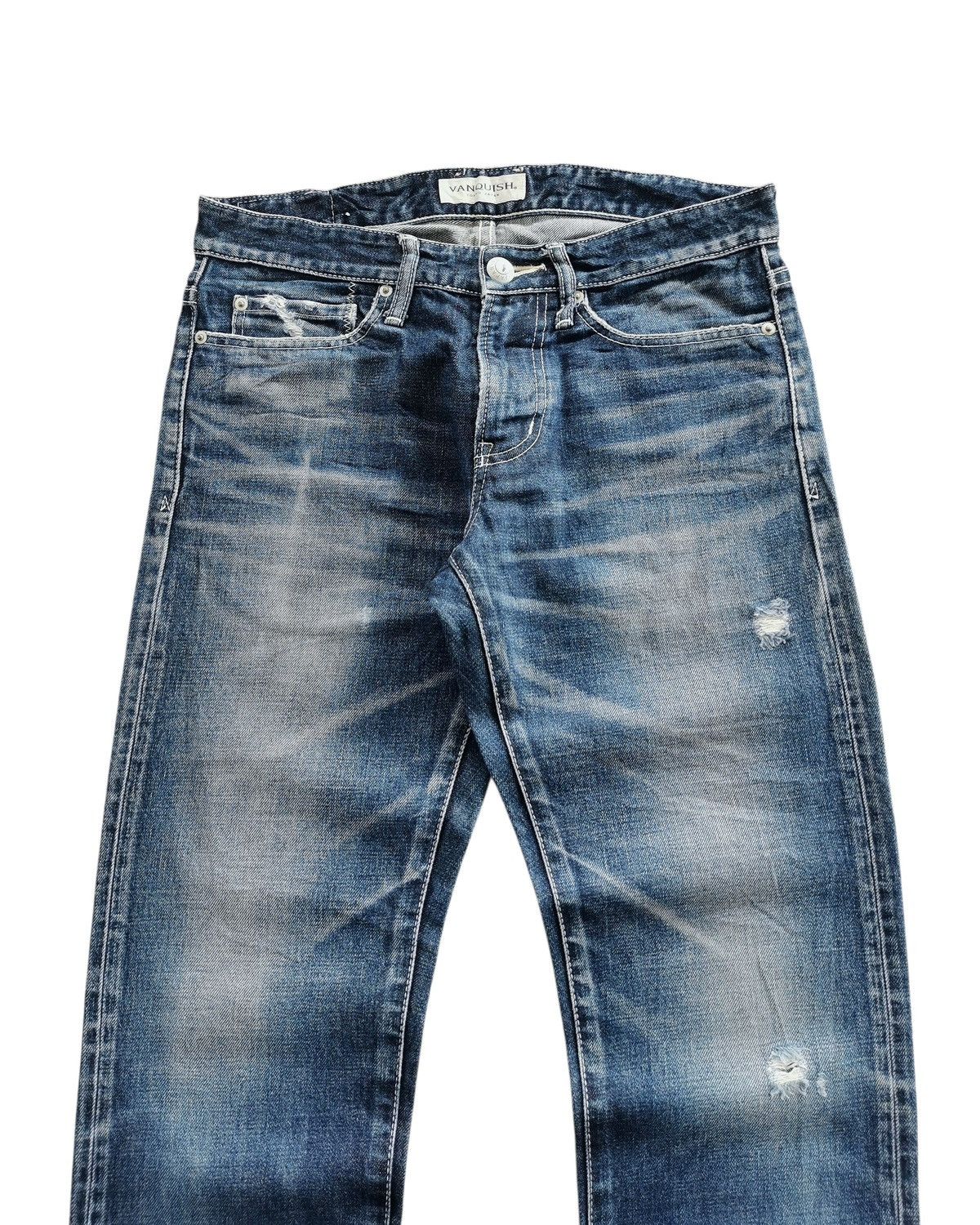 Fragment Design × Vanquish Vanquish Distressed Japan Jeans Size US 32 / EU 48 - 6 Thumbnail