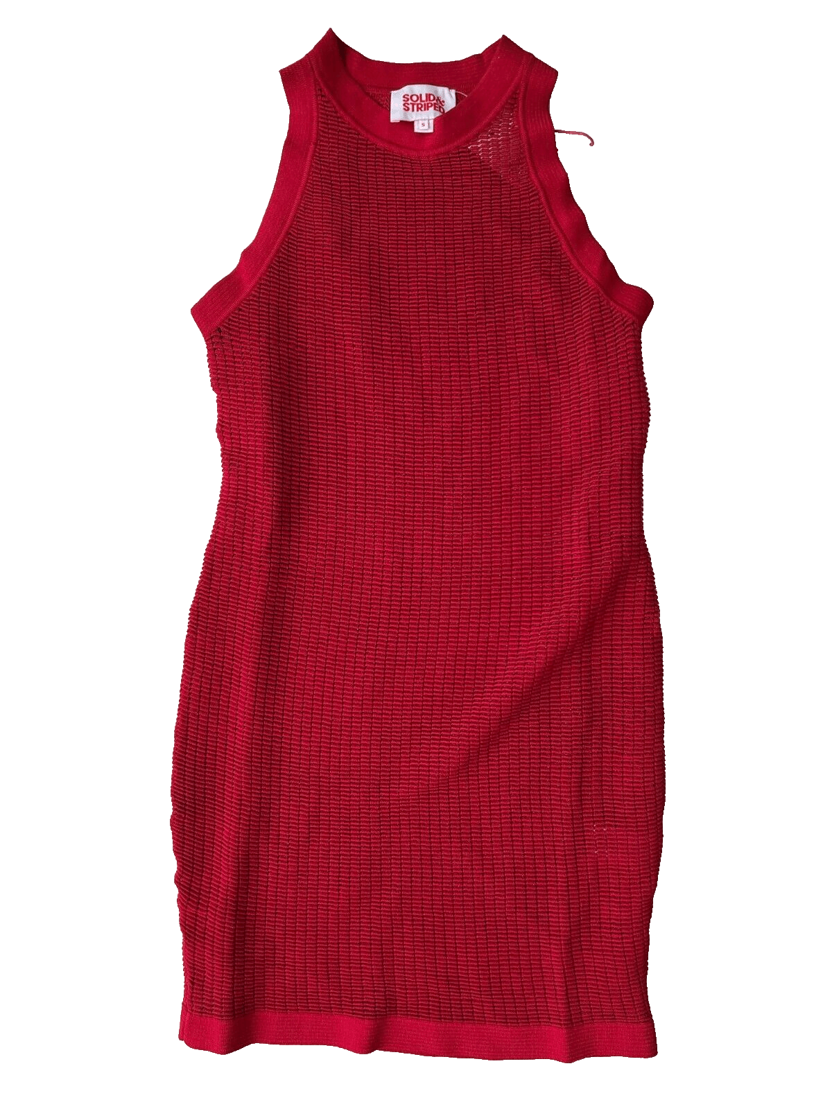 Solid & Striped The Carson Dress Crimson Red ( S )