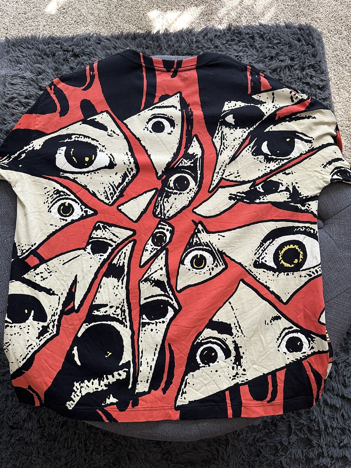 Half Evil Half Evil Alway Watching Tee Size US XL / EU 56 / 4 - 5 Thumbnail