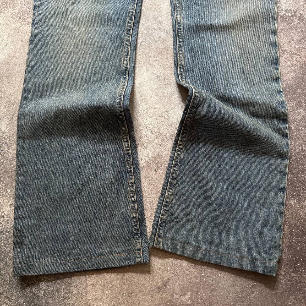 Hysteric Glamour John Richmond Vintage Faded Flared Jeans Y2K Size 31" - 8 Thumbnail