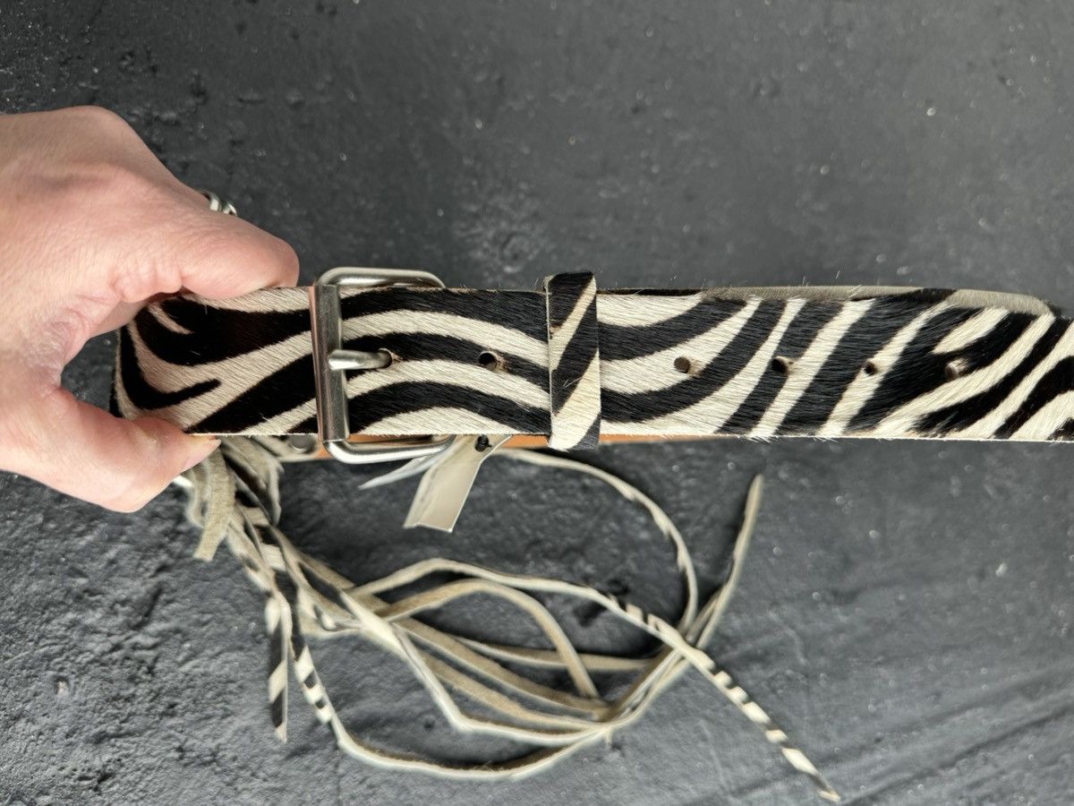 Junya Watanabe Runway Zebra Belt Junya Watanabe Size 28 - 6 Thumbnail
