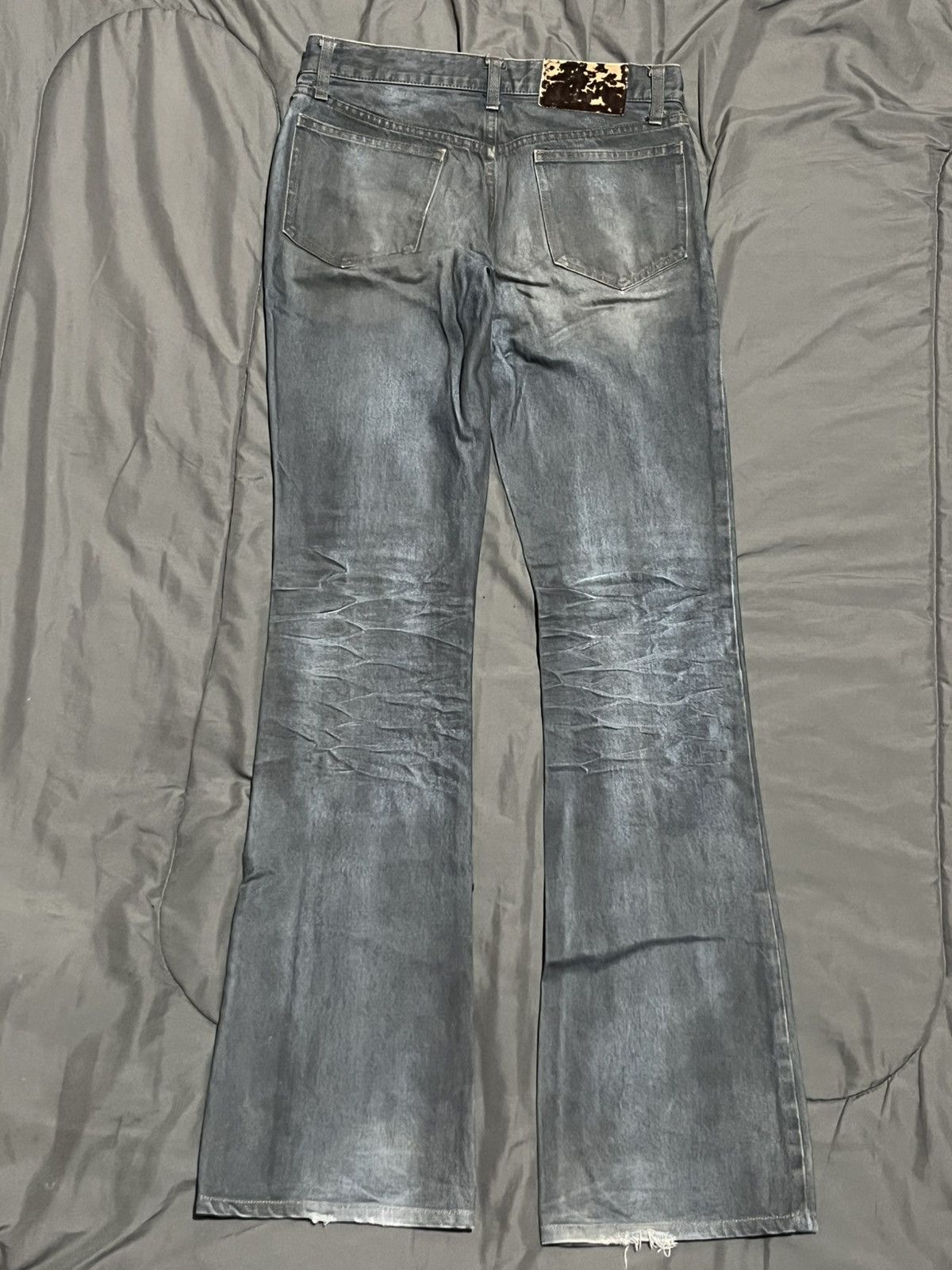 Shellac Shellac Distressed Flared Japanese Denim Size US 30 / EU 46 - 4 Thumbnail