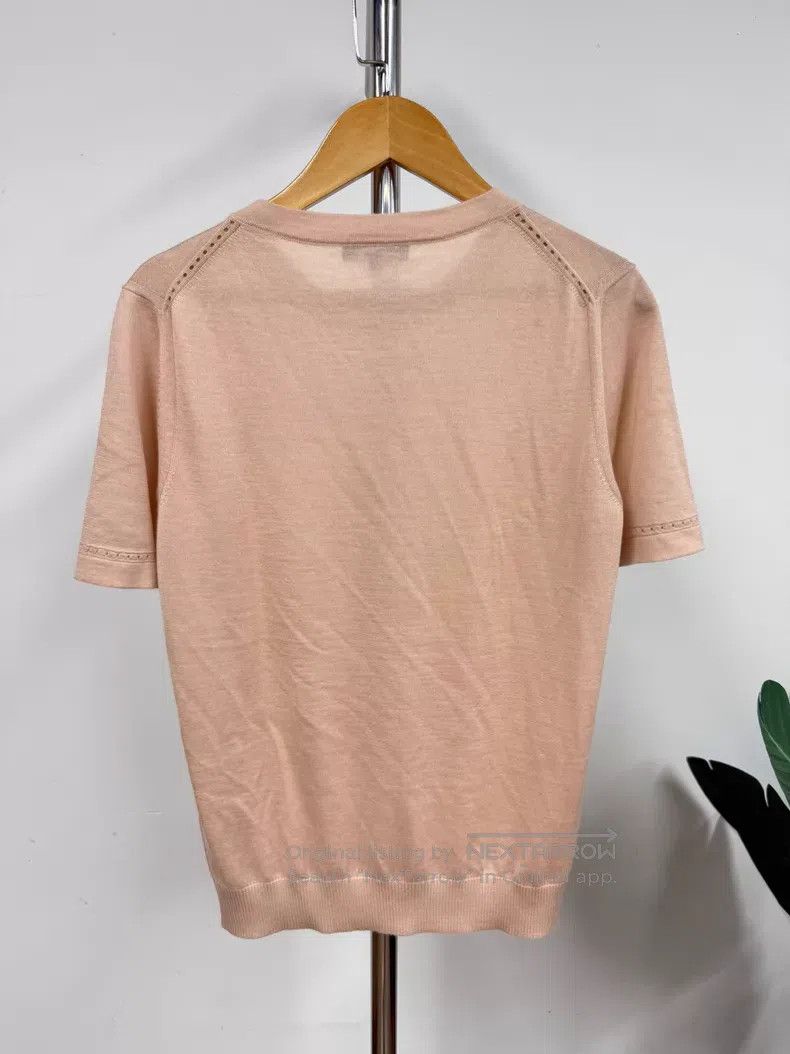 Loro Piana Loro Piana Italian Short Sleeve Knit Sweater Size XS / US 0-2 / IT 36-38 - 2 Thumbnail