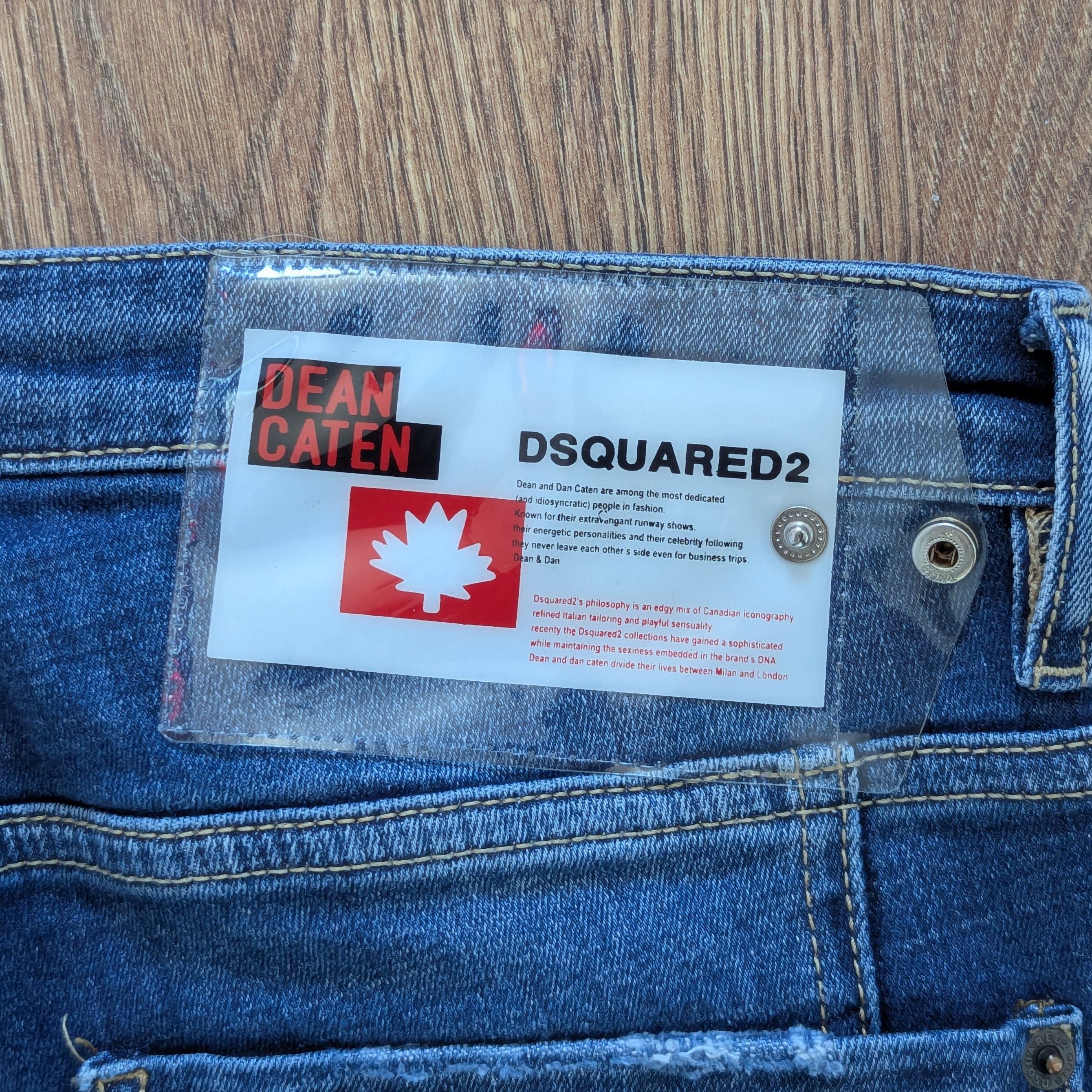 Dsquared2 DSQUARED2 Tidy Biker Jean Dean Caten Denim Pants MadeInItaly Size US 34 / EU 50 - 19 Thumbnail