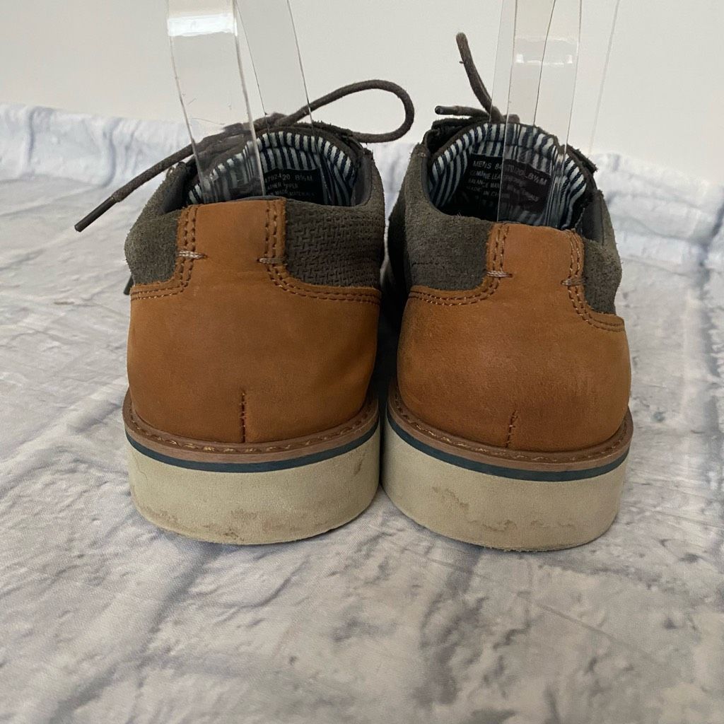 Nunn Bush Nunn Bush men 8.5 comfort gel memory foam leather tie up cas Size US 8.5 / EU 41-42 - 3 Thumbnail