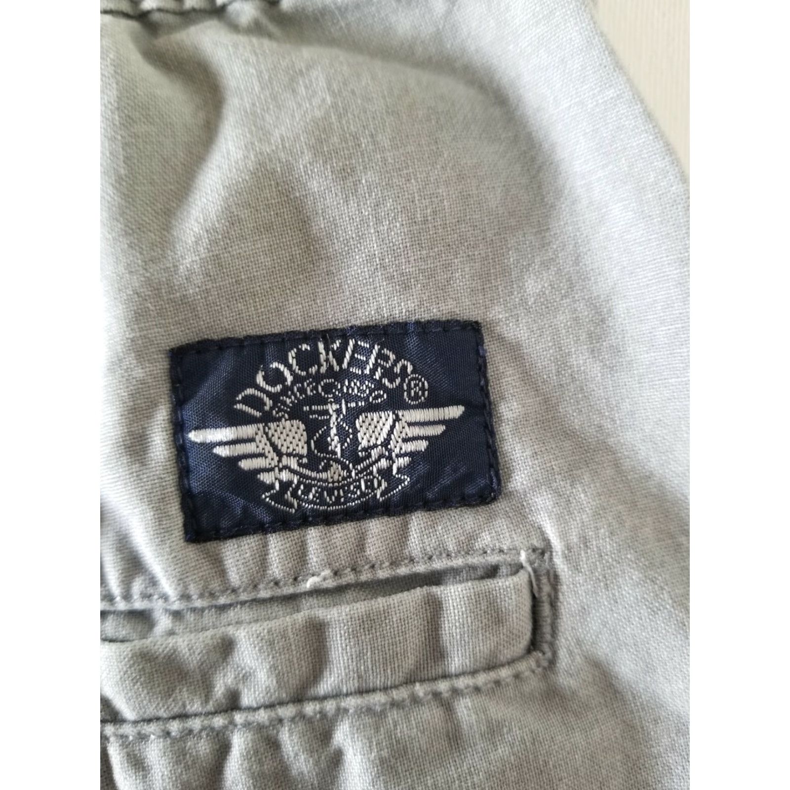 Dockers DOCKERS Shorts Grey Pleaded 100% Cotton Size 33 Men Regular Gray Shorts 33 Dockers Size US 33 - 3 Thumbnail