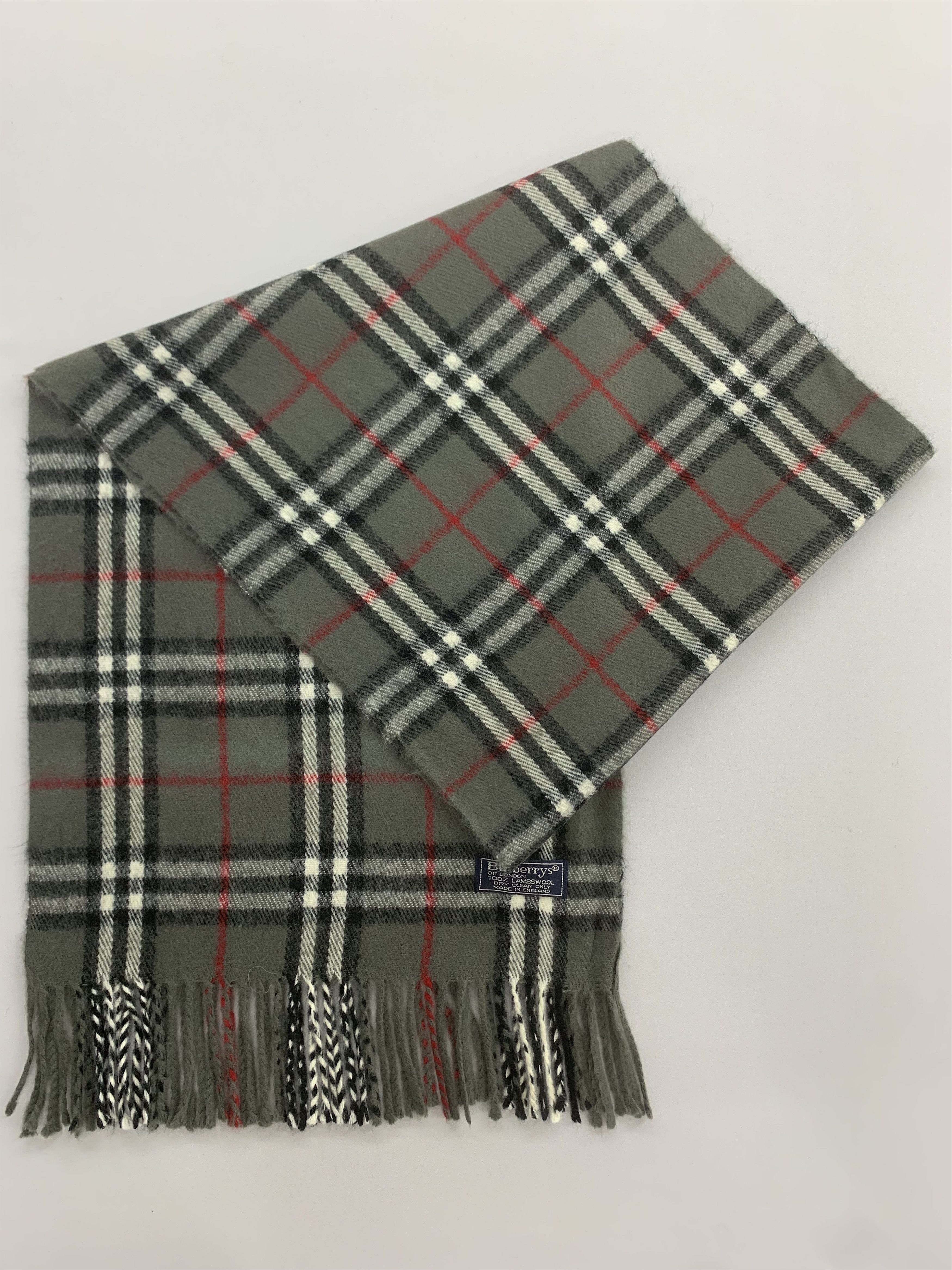 Burberry Vintage Burberrys Scarf Wool Muffler Neck Wrap BL3150 Size ONE SIZE - 2 Thumbnail