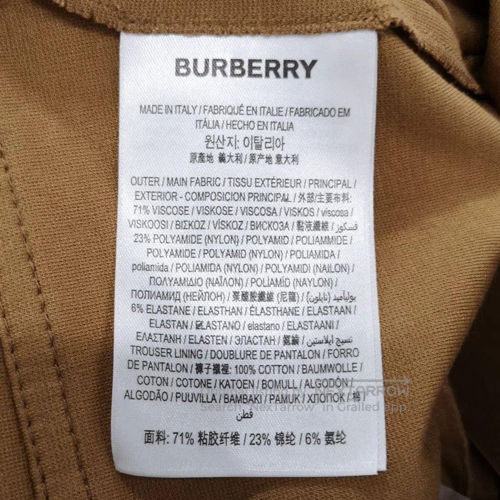 Burberry Burberry Solid Straight Leg Trousers Size 34 . Size US 34 / EU 50 - 9 Thumbnail